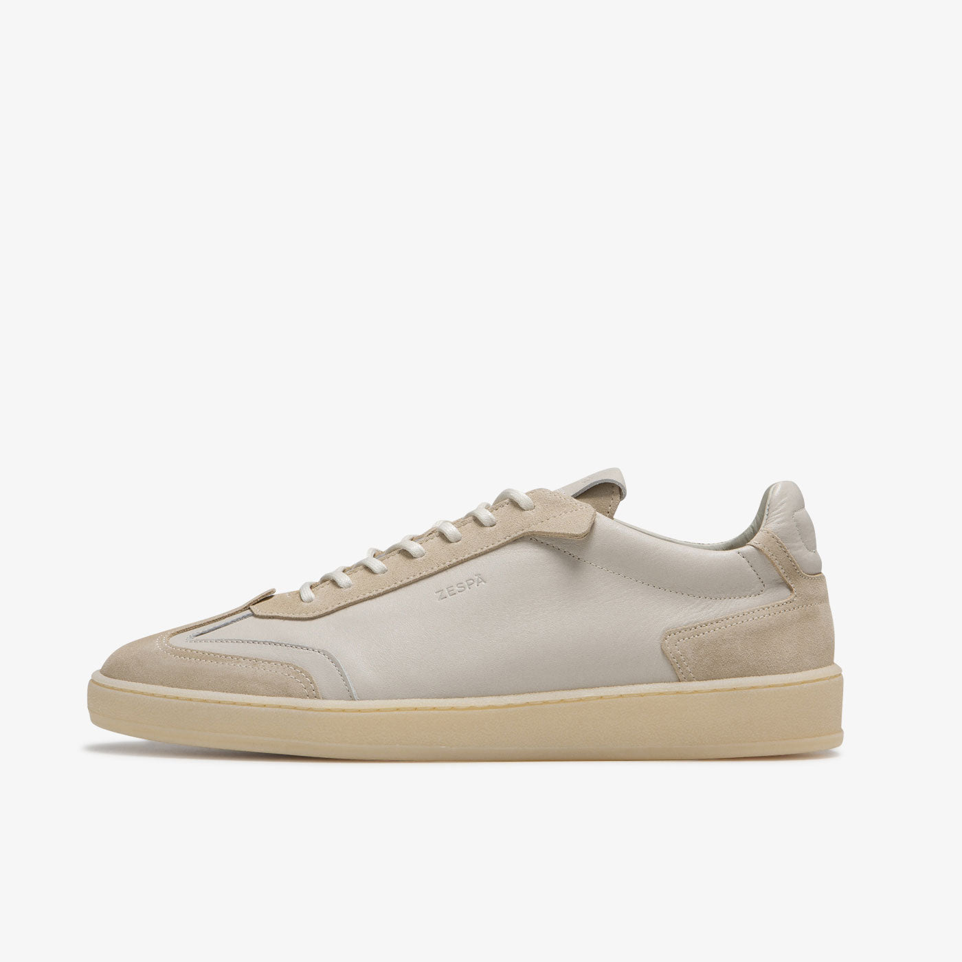 Baskets en cuir beige femme du 35 au 41 | ZESPÀ