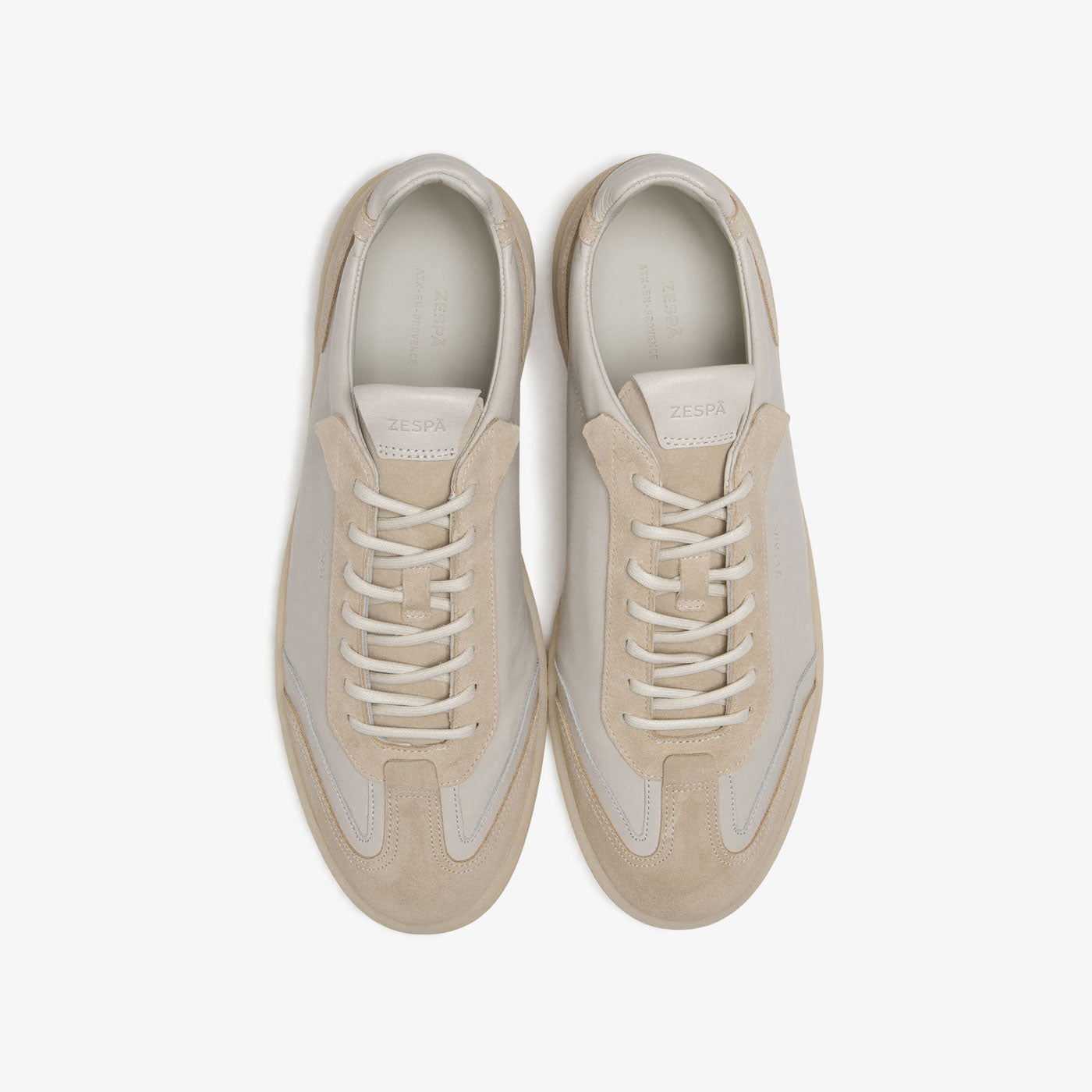Baskets en cuir beige femme du 35 au 41 | ZESPÀ