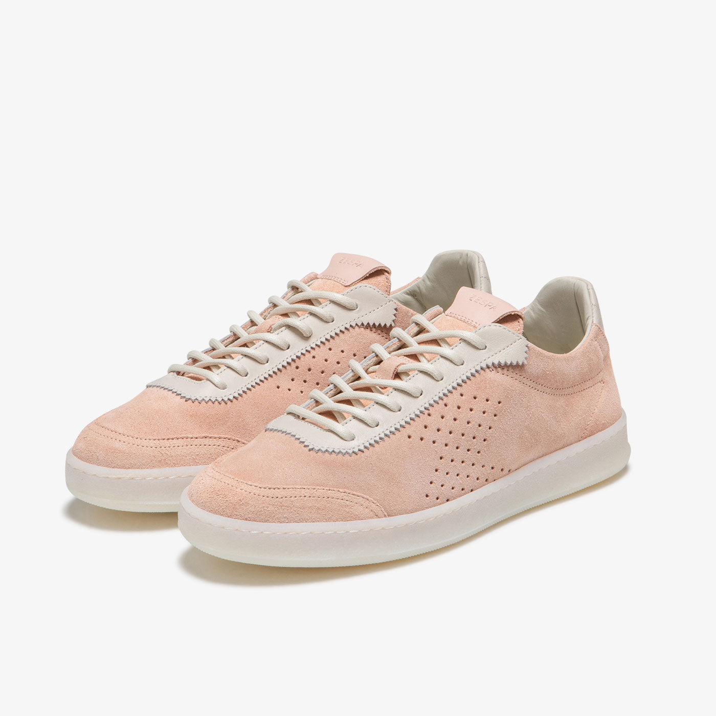 Baskets légères cuir suède rose | ZESPÀ