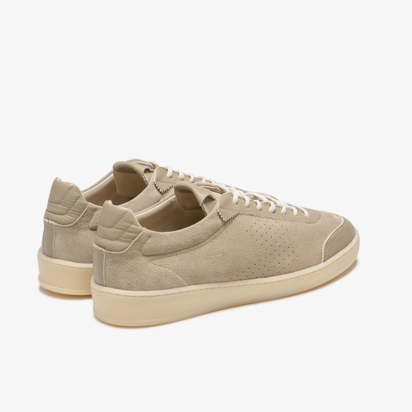 Baskets légères cuir suède beige | ZESPÀ