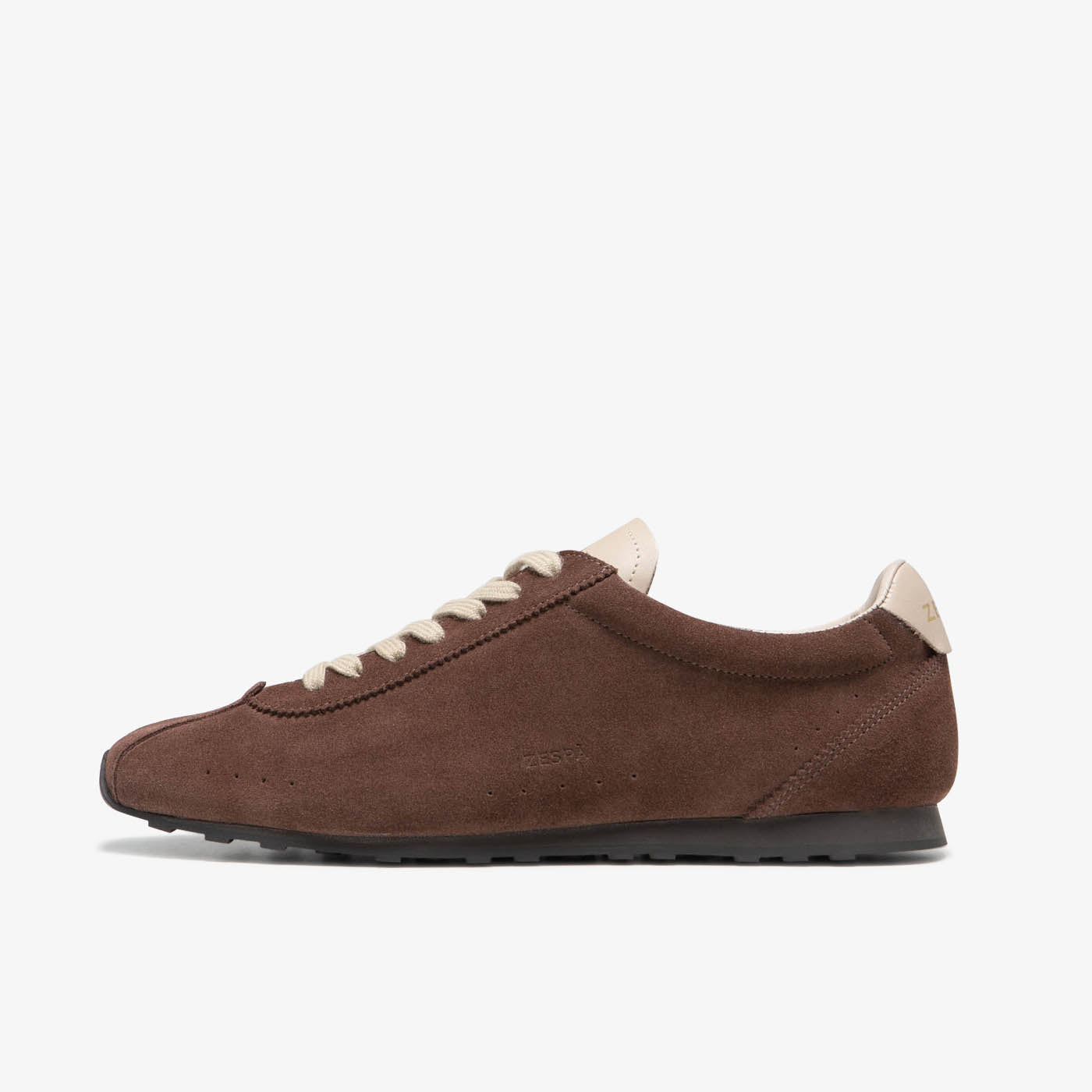 Sneaker rétro en cuir suède marron du 36 au 46 | ZESPÀ