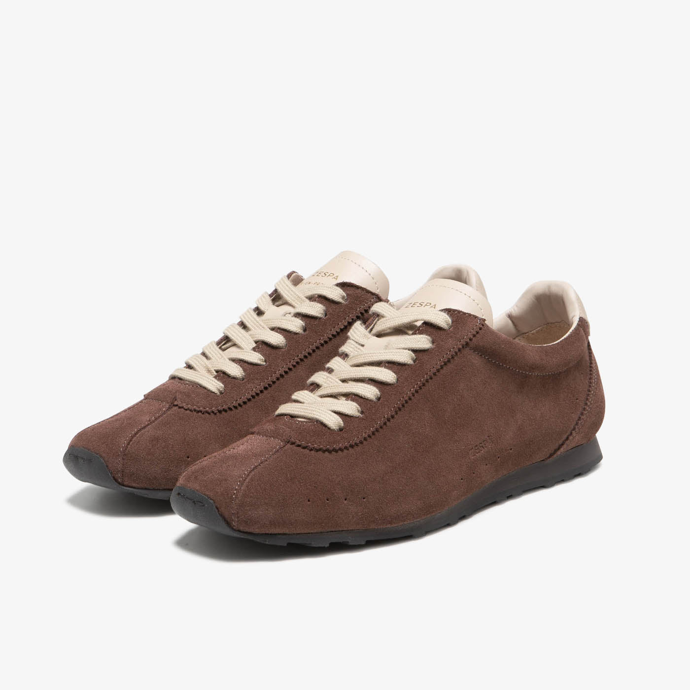 Sneaker rétro en cuir suède marron du 36 au 46 | ZESPÀ