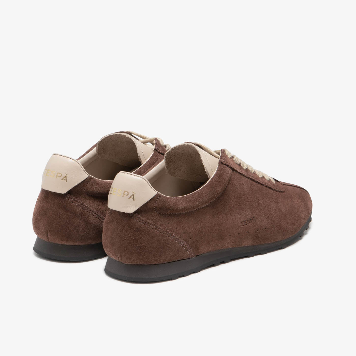 Sneaker rétro en cuir suède marron du 36 au 46 | ZESPÀ