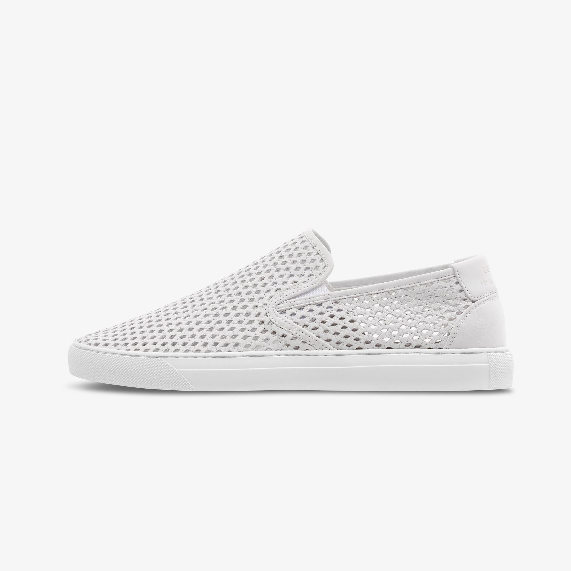 Sneakers slip-on nubuck blanc | ZESPÀ