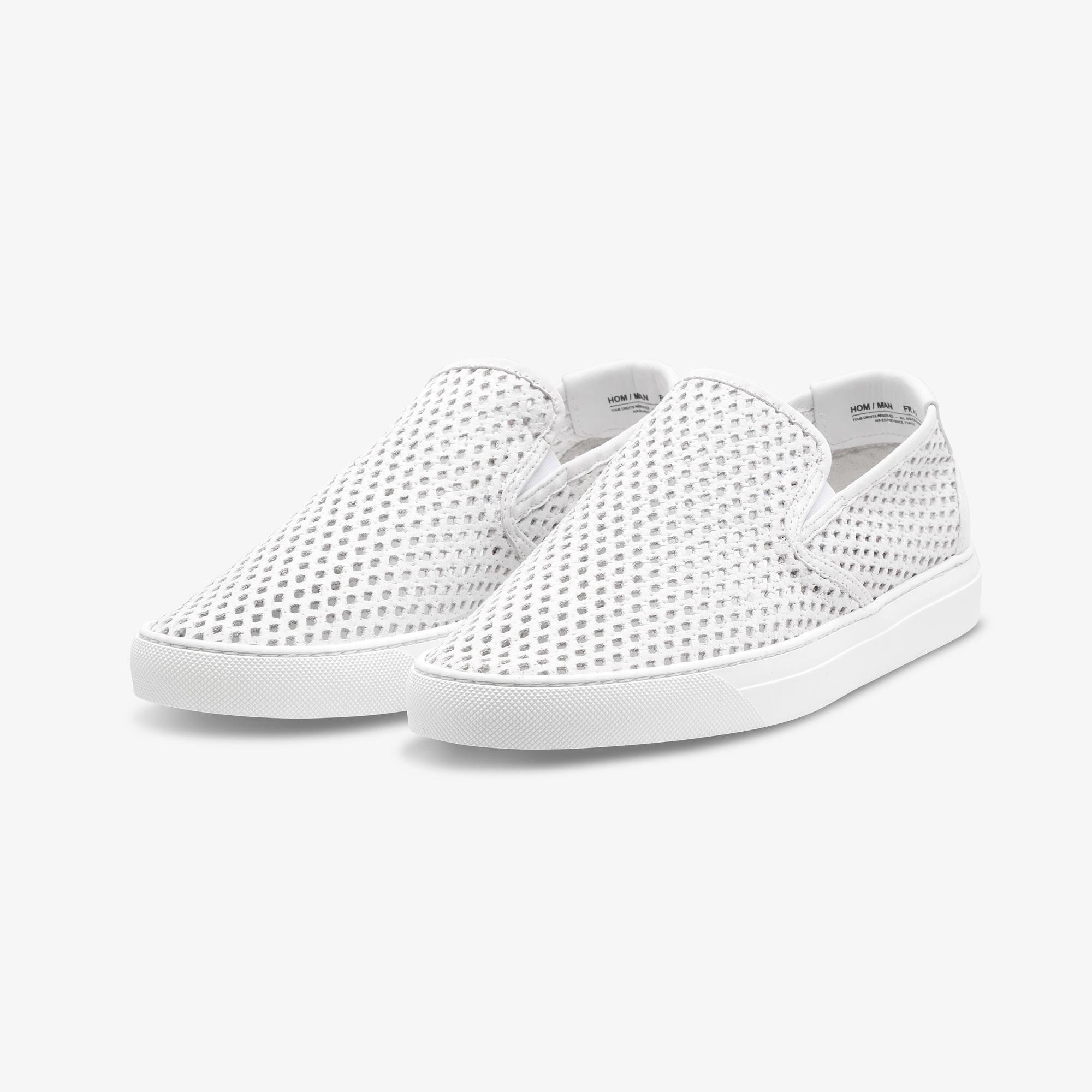 Sneakers slip-on nubuck blanc | ZESPÀ
