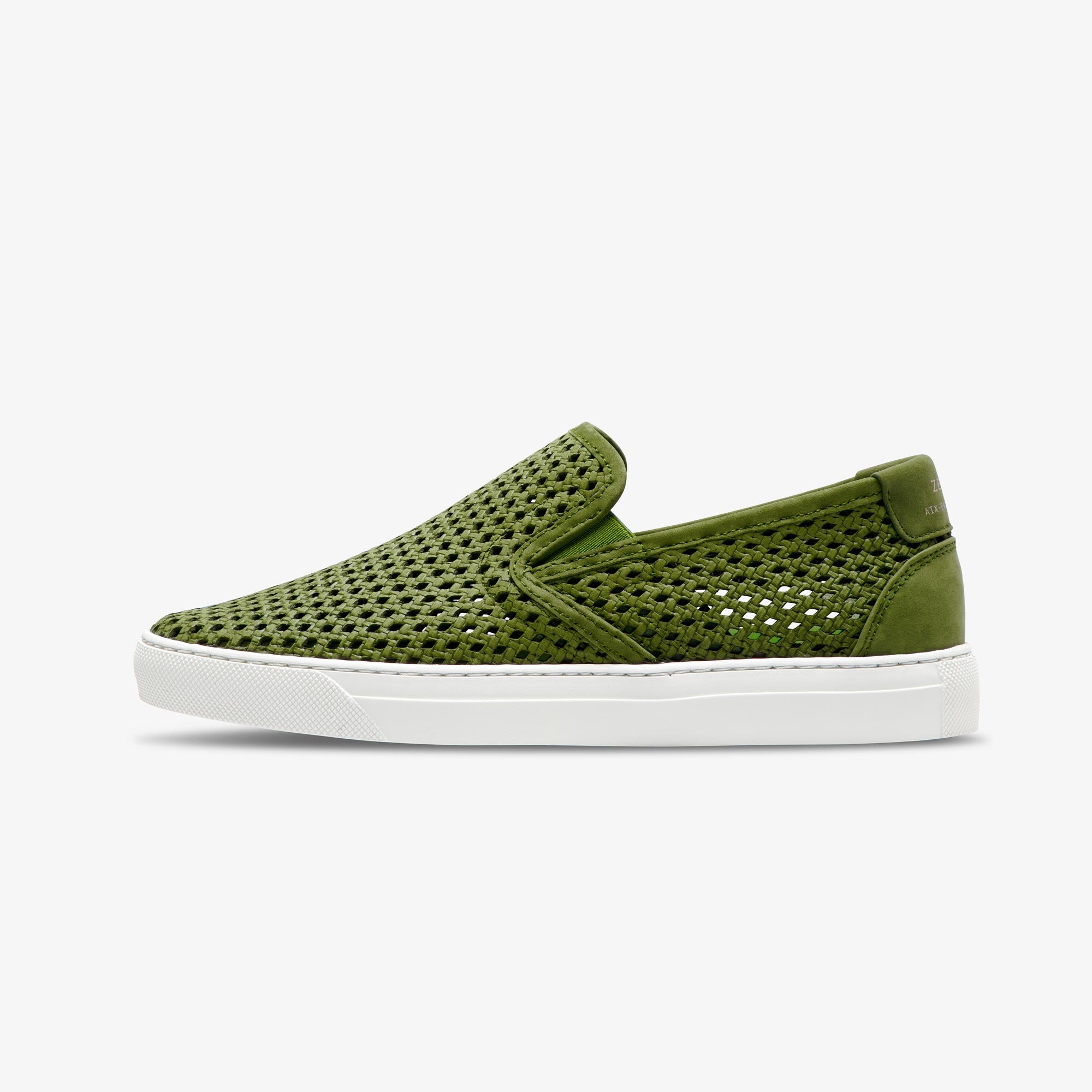 Sneakers slip-on nubuck kaki | ZESPÀ
