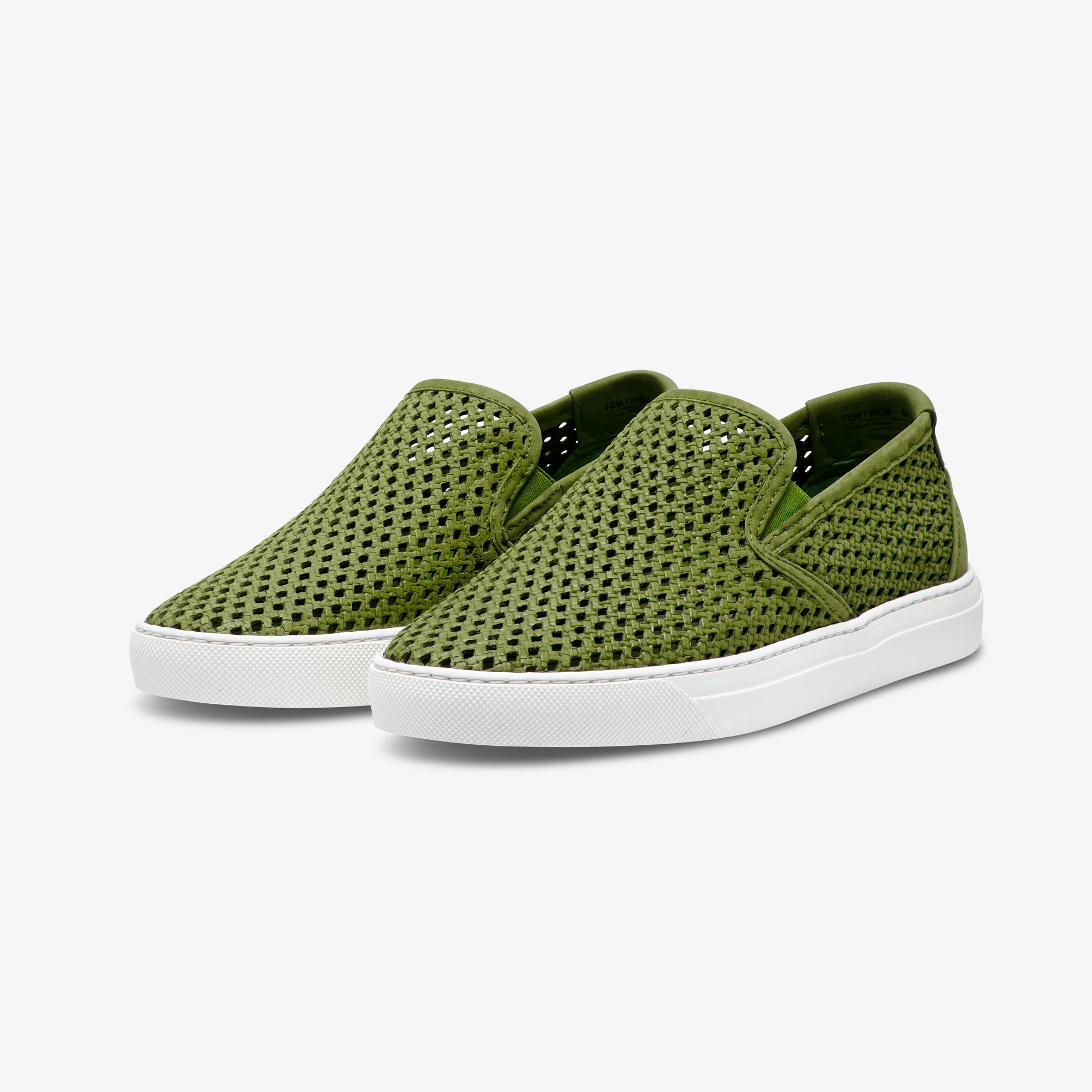 Sneakers slip-on nubuck kaki | ZESPÀ