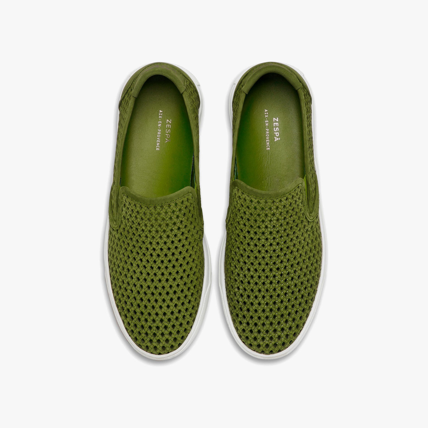 Sneakers slip-on nubuck kaki | ZESPÀ