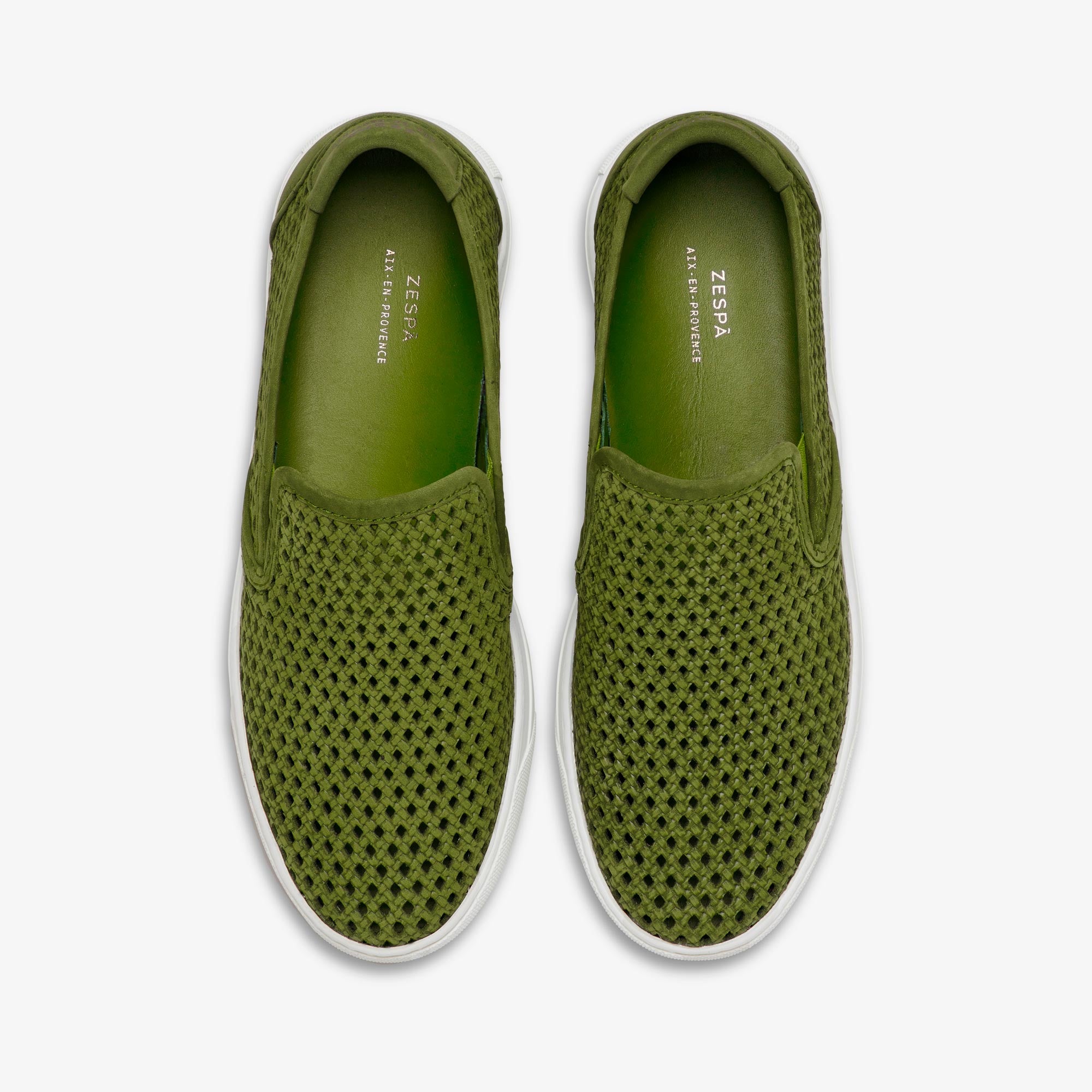 Sneakers slip-on nubuck kaki | ZESPÀ