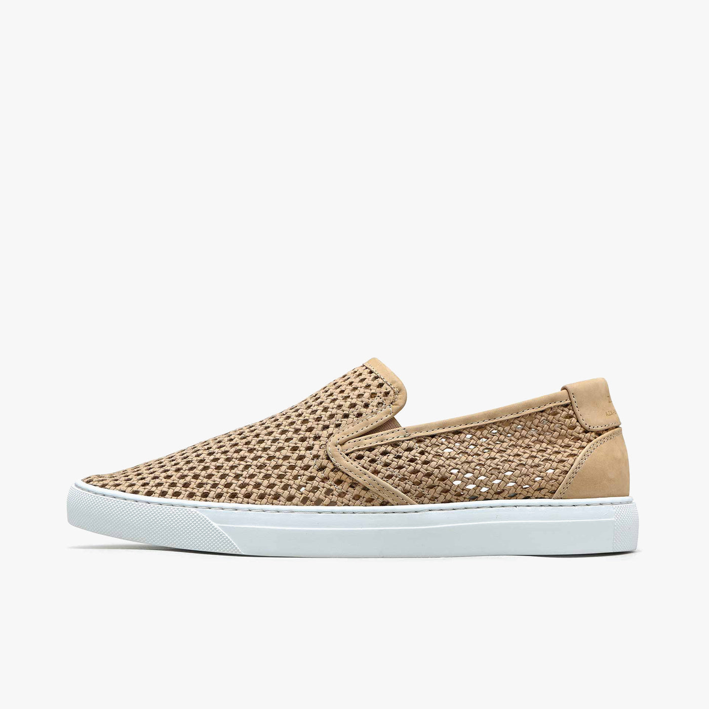ZSP10 Sneakers slip-on beige en nubuck Femme | ZESPÀ – Zespà