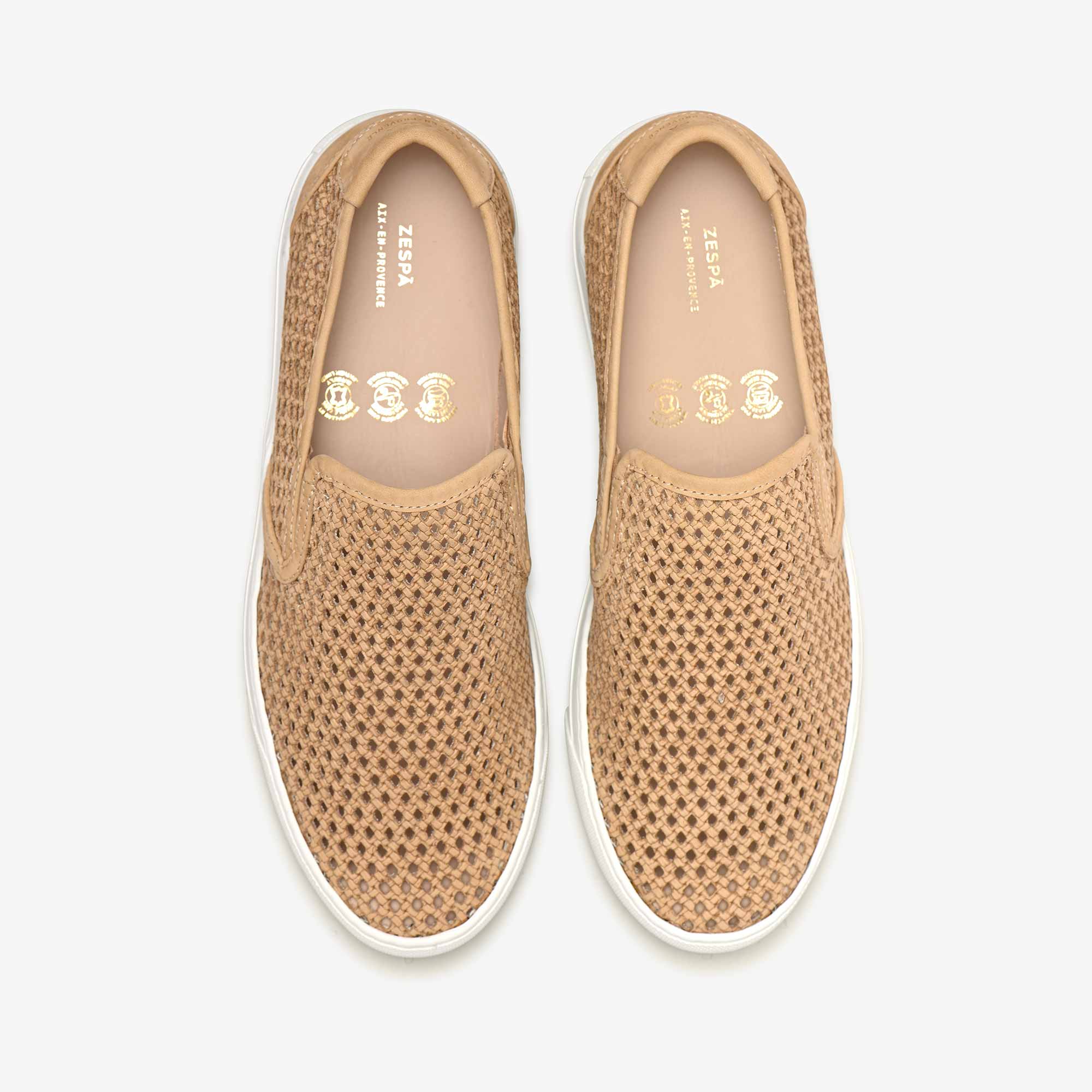 Sneakers slip-on nubuck beige | ZESPÀ