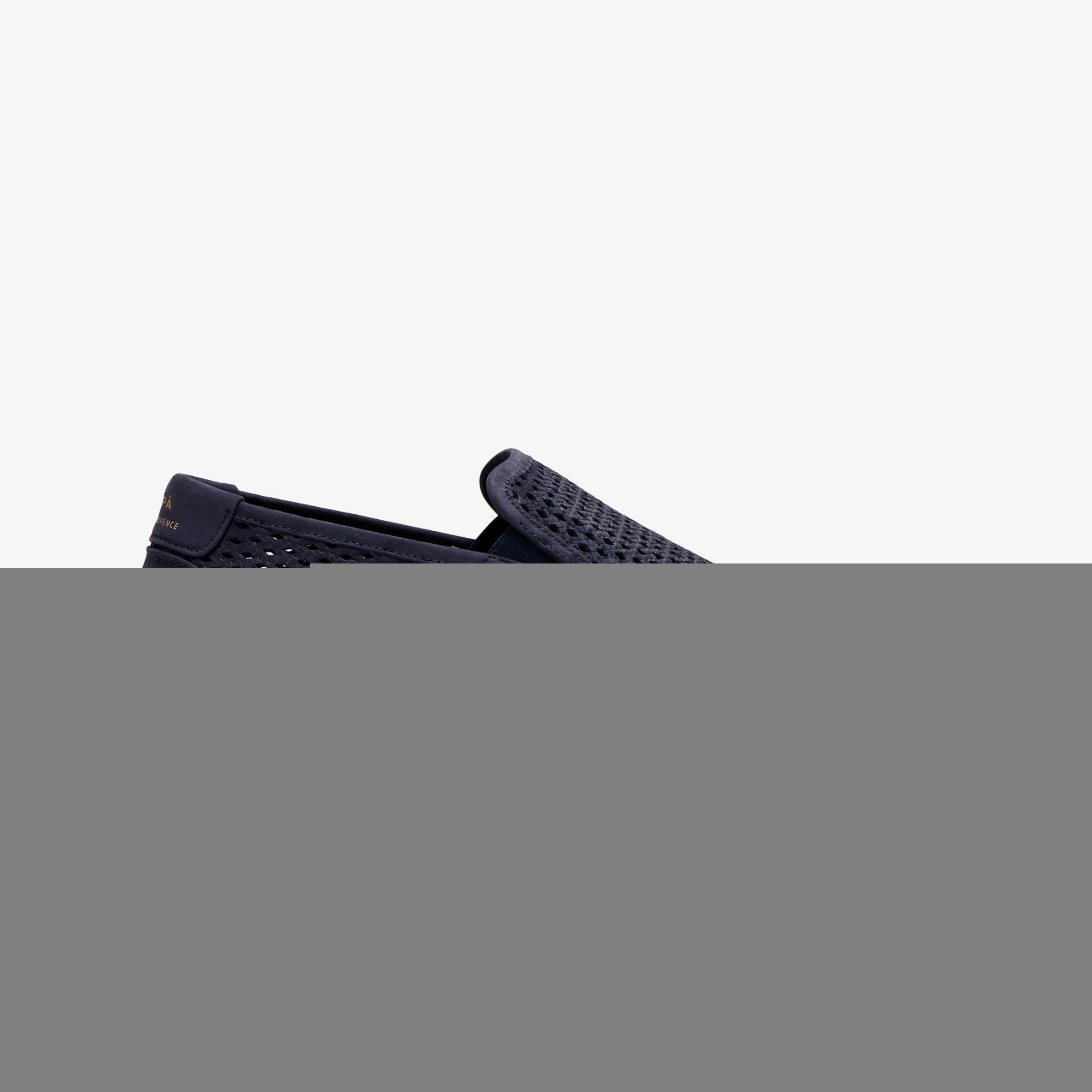 Chaussures slip-on en cuir nubuck marine homme du 39 au 46 | ZESPÀ