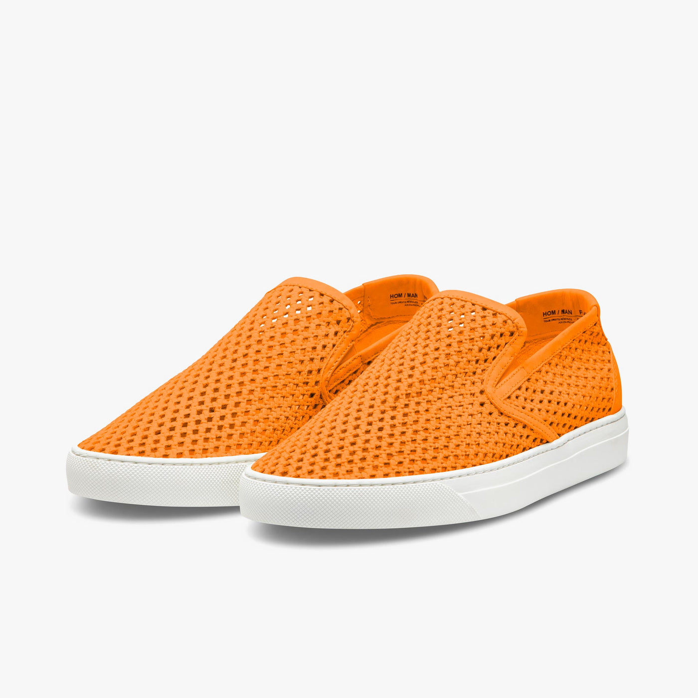 Chaussures slip-on en cuir nubuck pumpkin femme du 35 au 41 | ZESPÀ