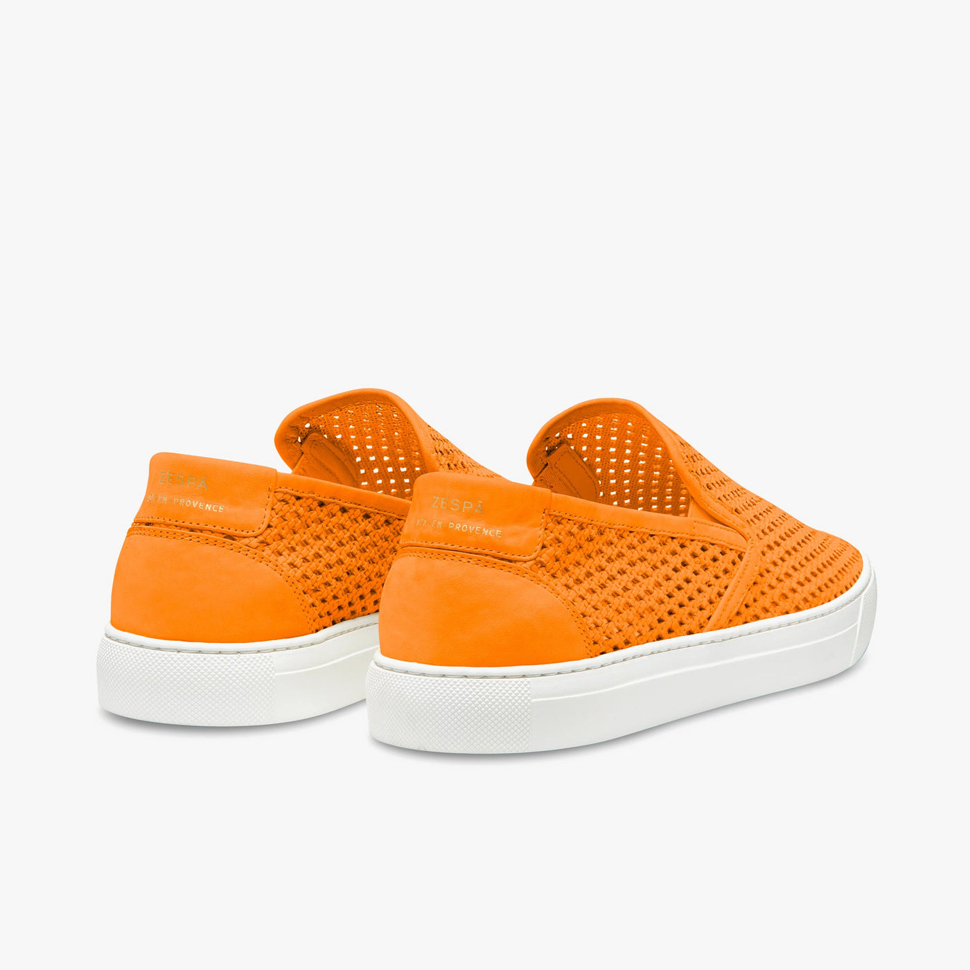 Chaussures slip-on en cuir nubuck pumpkin femme du 35 au 41 | ZESPÀ