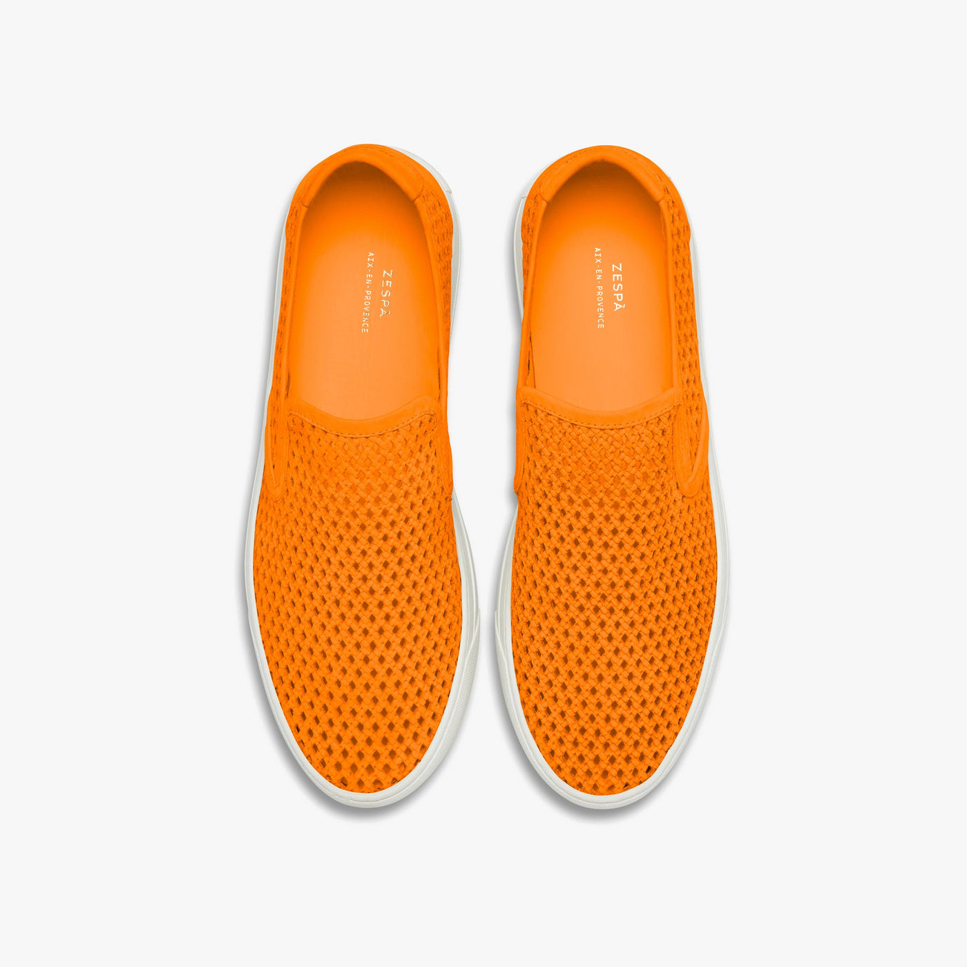Chaussures slip-on en cuir nubuck pumpkin femme du 35 au 41 | ZESPÀ