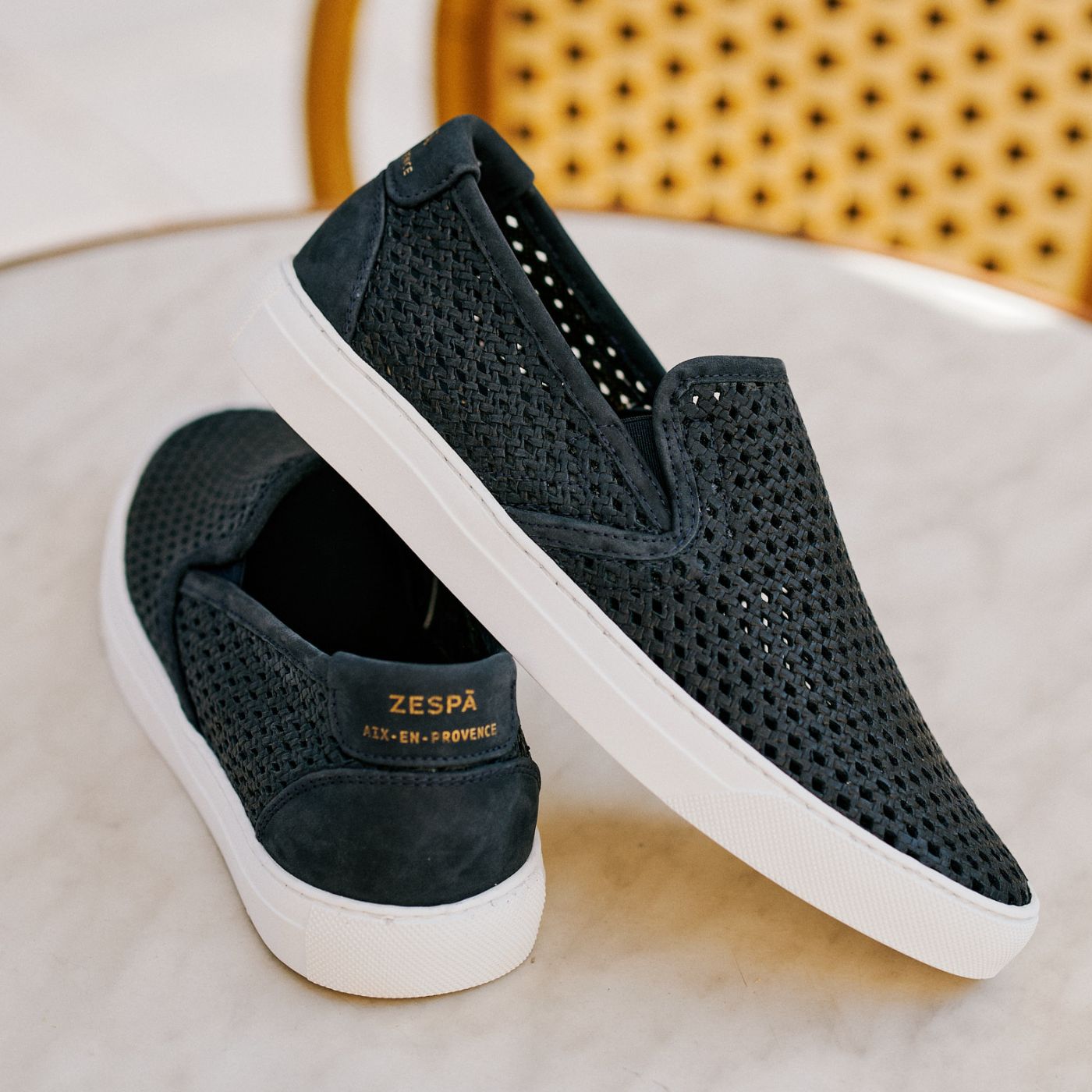 Sneakers slip-on nubuck marine | ZESPÀ