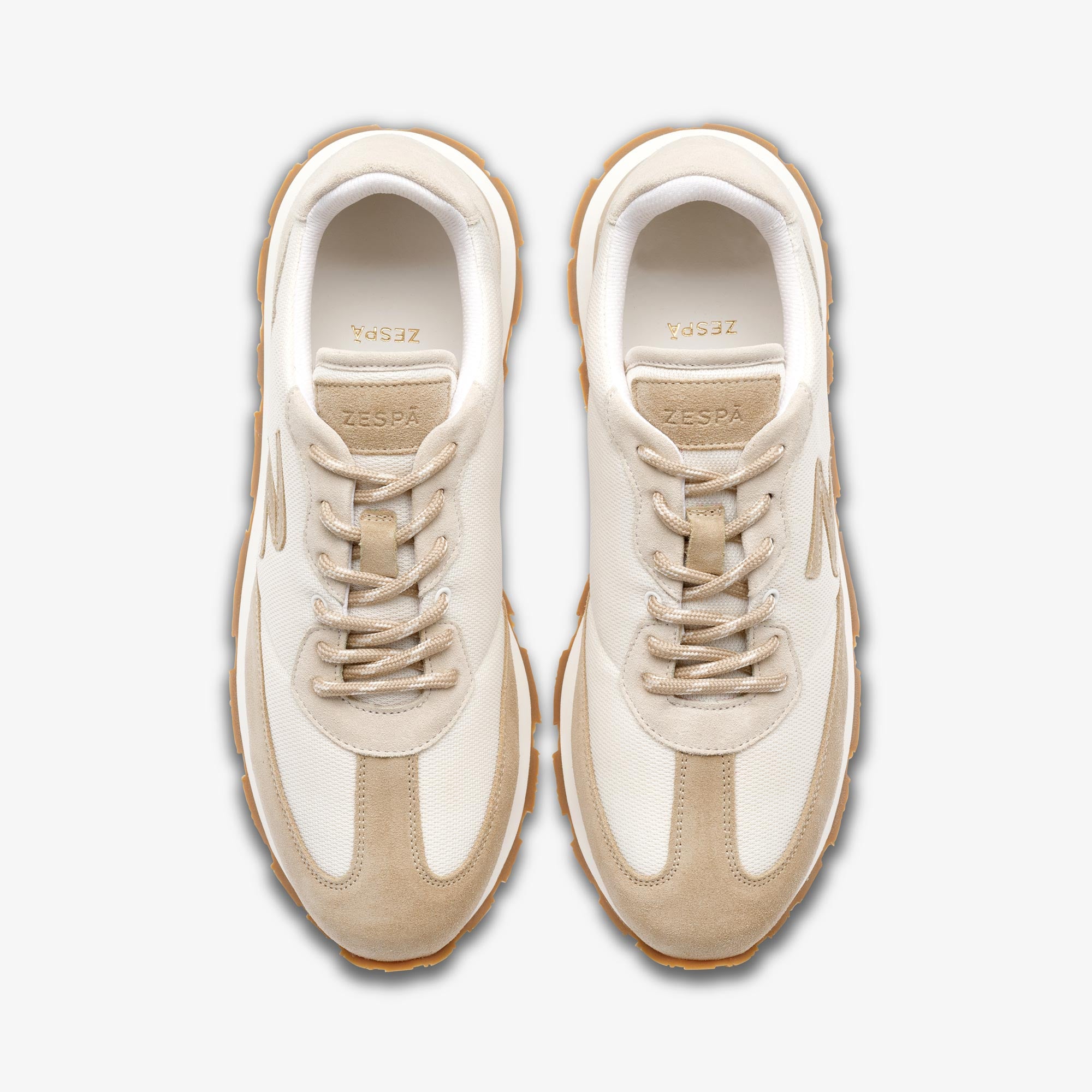 Sneakers cuir sepia | ZESPÀ