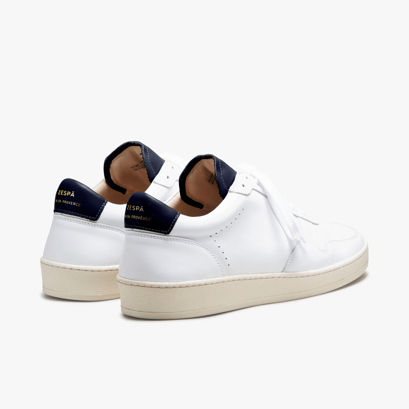 ZSP23 APLA NAPPA Sneakers white and navy leather Men | ZESPÀ – Zespà