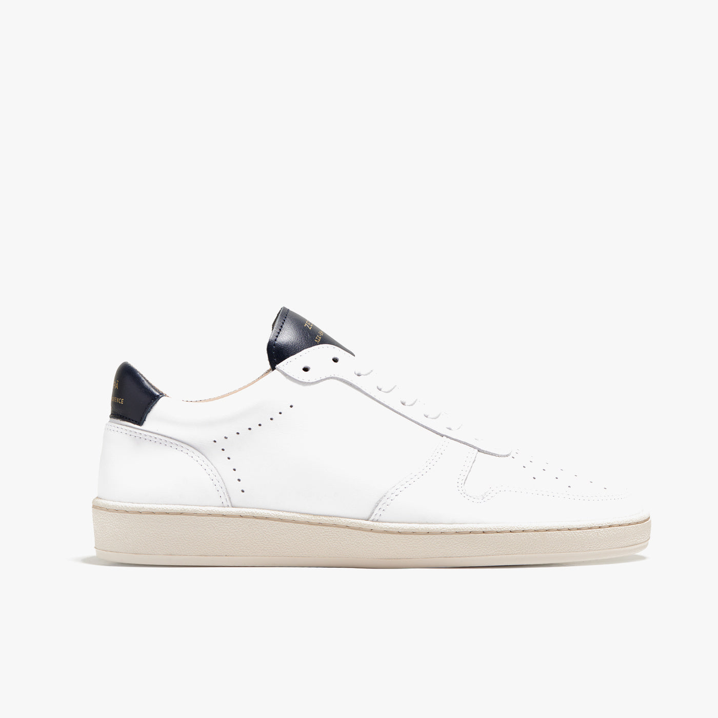 Sneakers cuir blanc et marine - du 39 au 46 | ZESPÀ