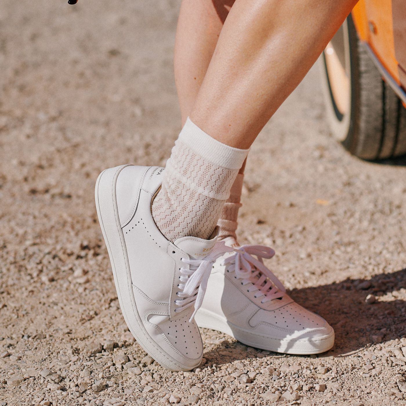 Sneakers cuir blanc - du 35 au 41 | ZESPÀ