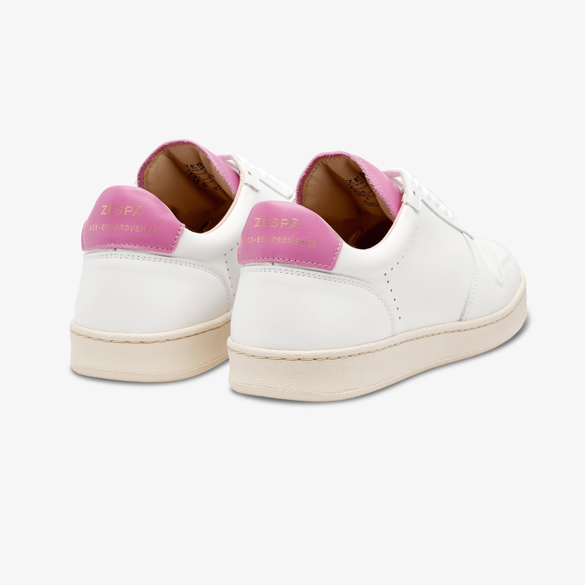 Sneakers cuir pink | ZESPÀ