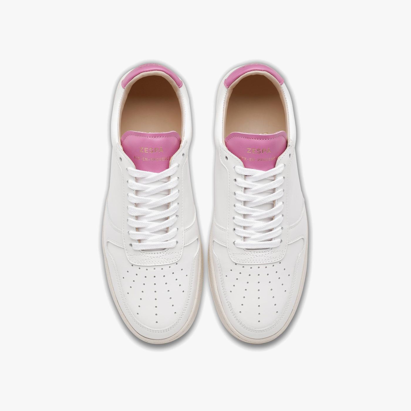 Sneakers cuir pink | ZESPÀ