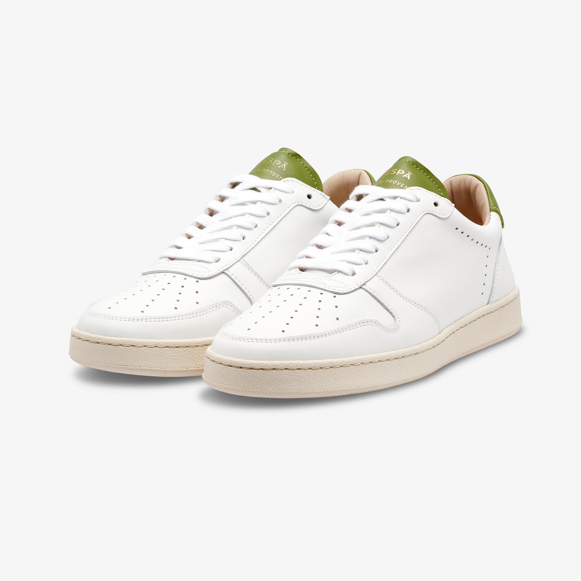 Sneakers cuir olive | ZESPÀ