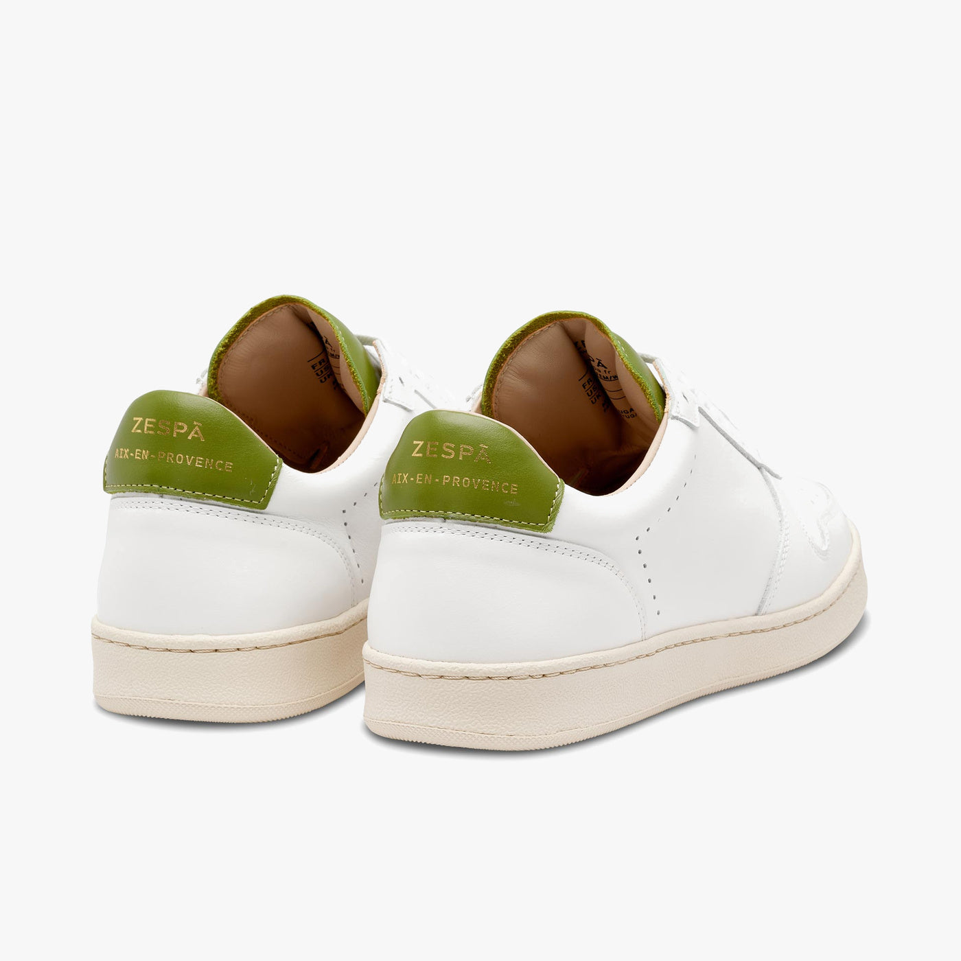 Sneakers cuir olive | ZESPÀ