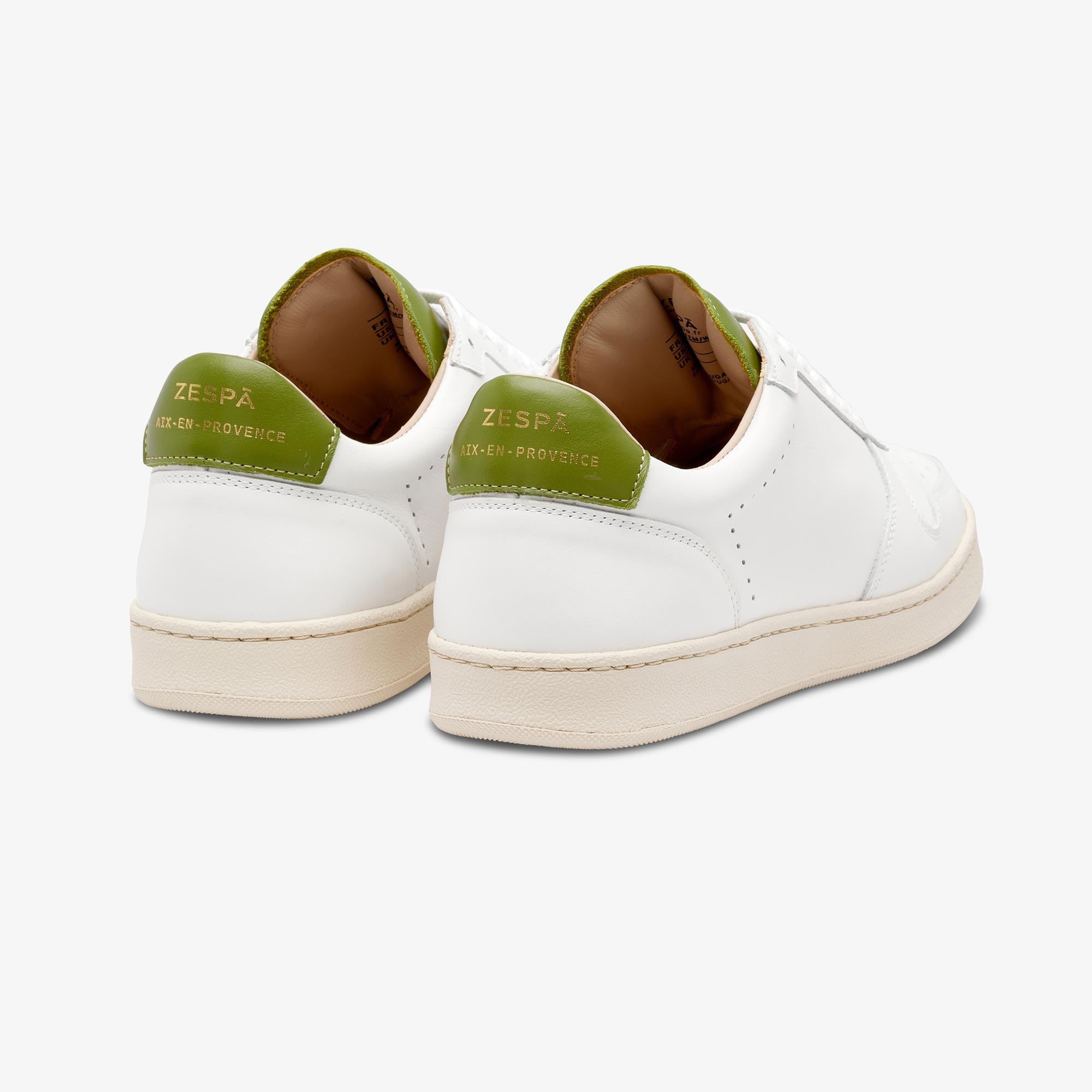 Sneakers cuir olive | ZESPÀ