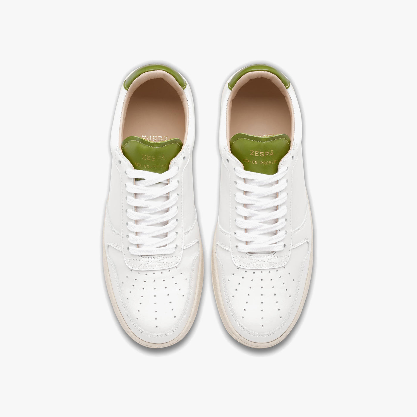 Sneakers cuir olive | ZESPÀ