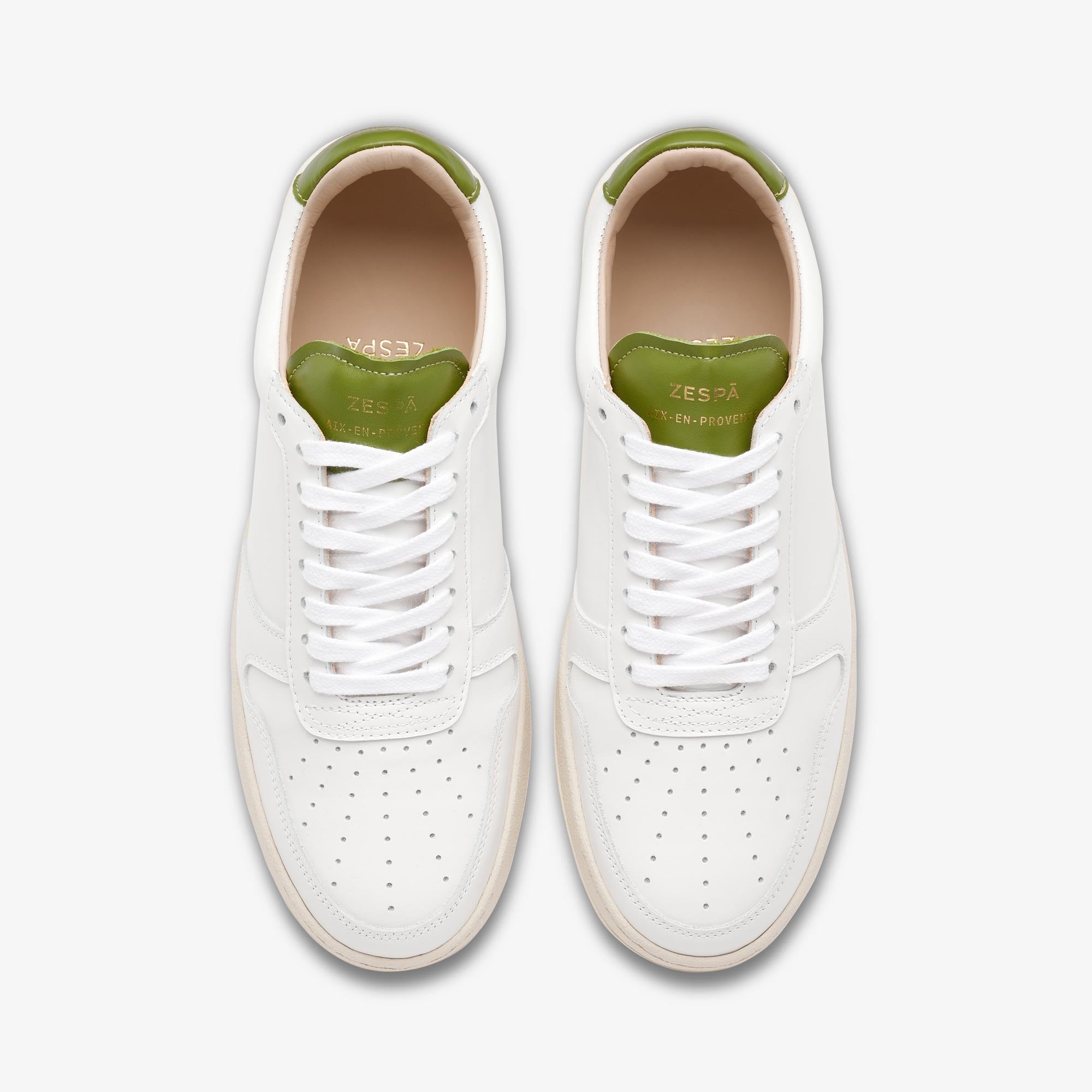 Sneakers cuir olive | ZESPÀ