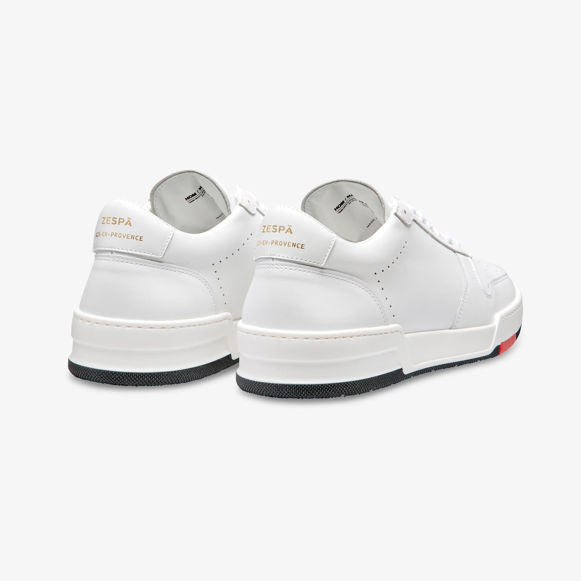 Sneaker en cuir blanc homme du 39 au 46 | ZESPÀ