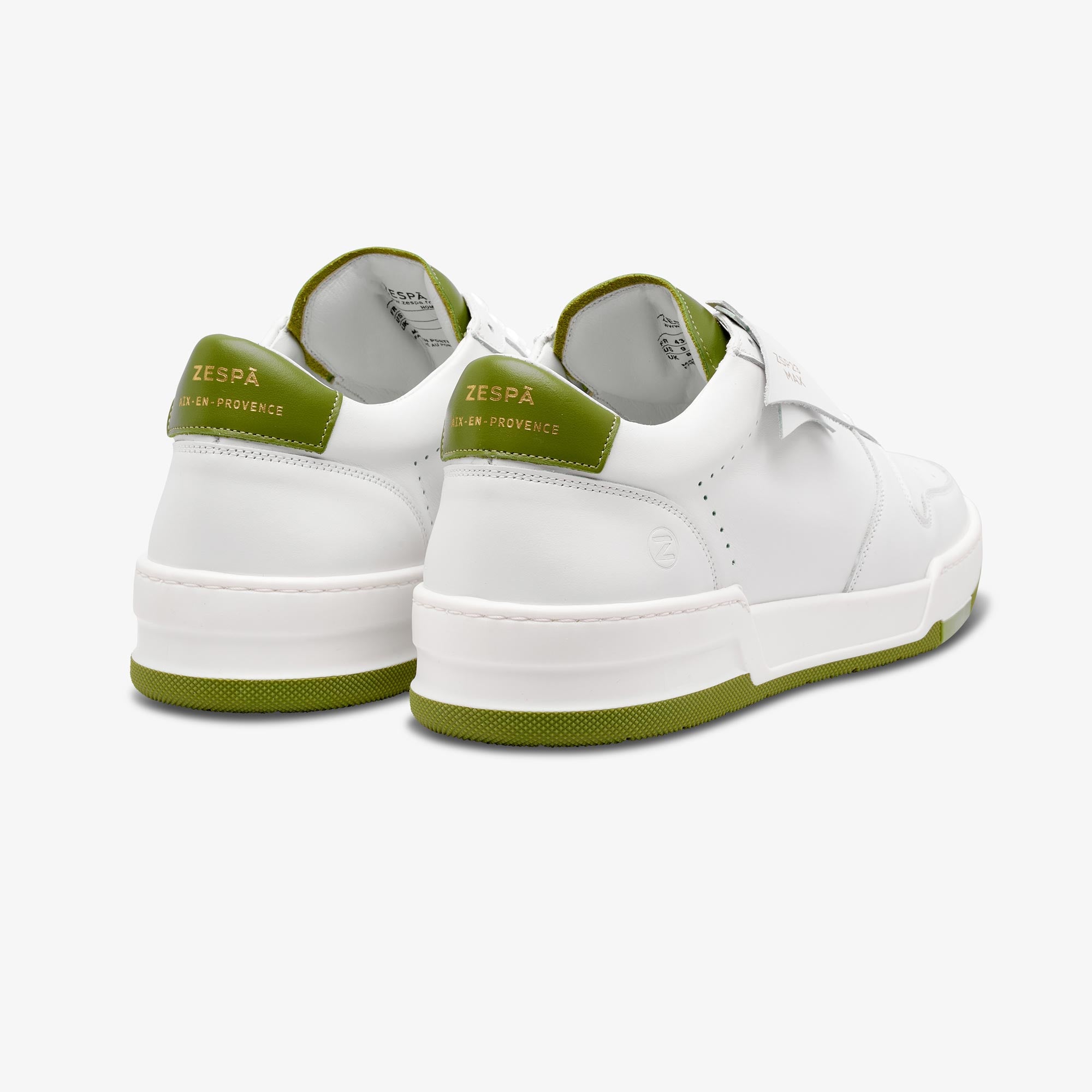 Sneakers cuir olive | ZESPÀ