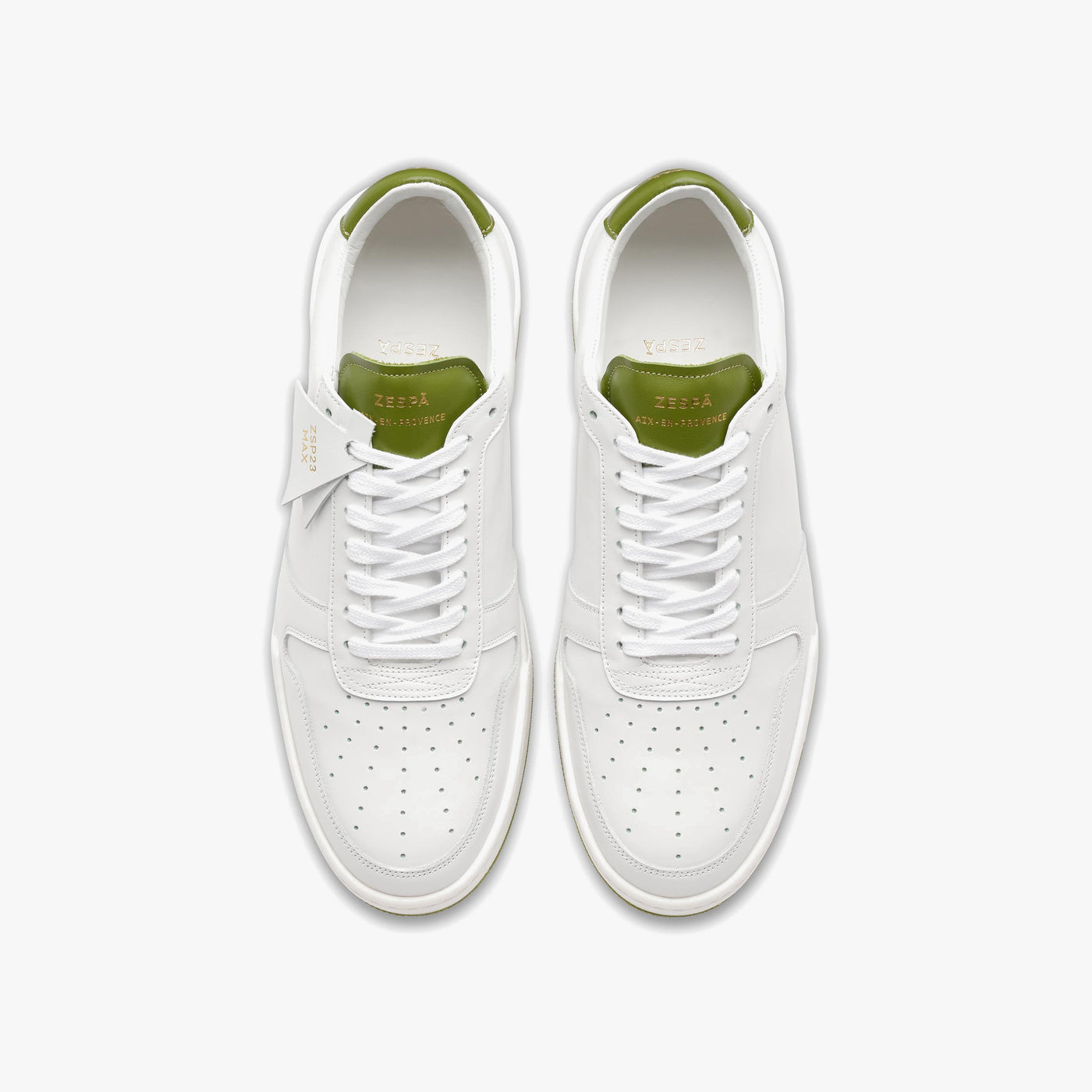 Sneakers cuir olive | ZESPÀ