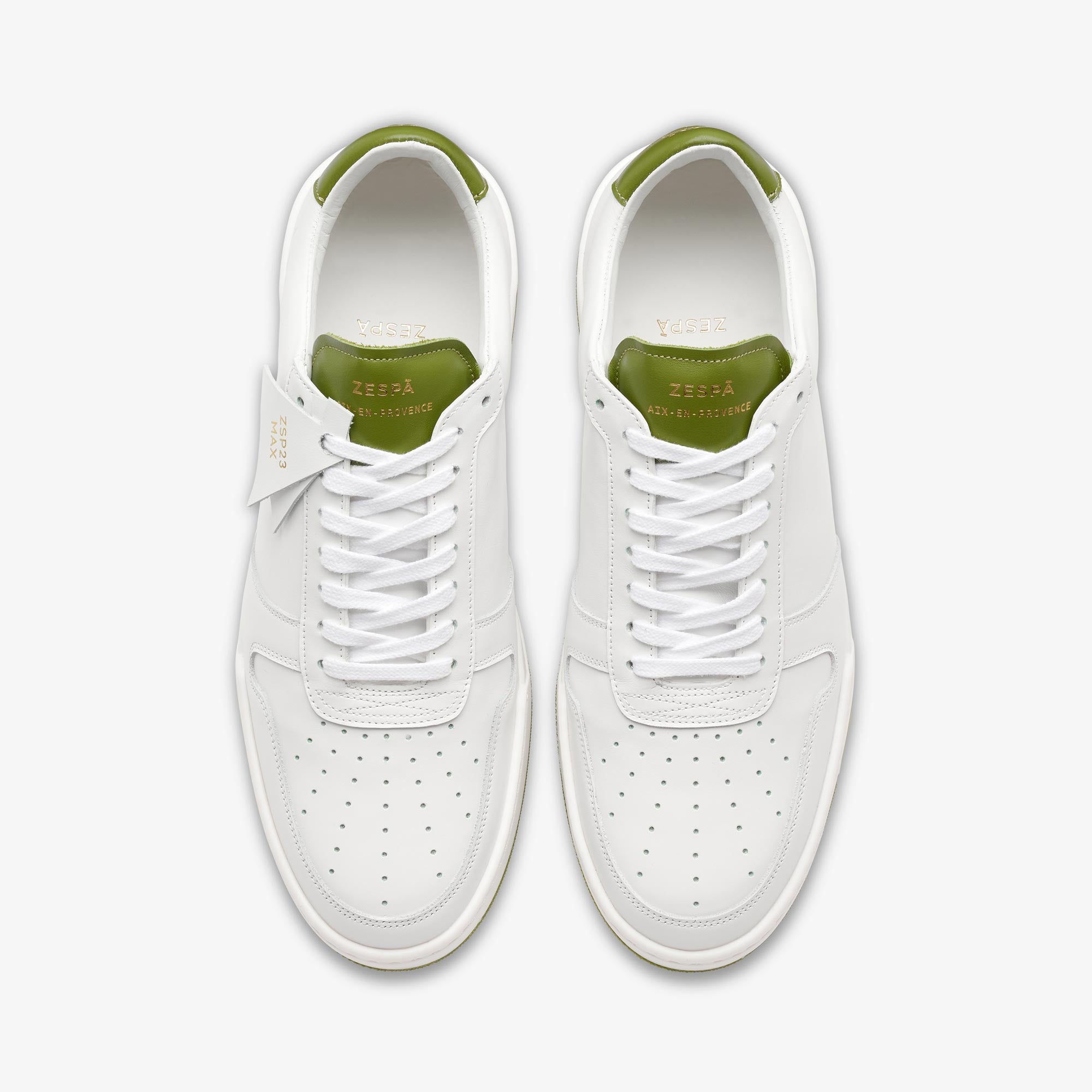 Sneakers cuir olive | ZESPÀ