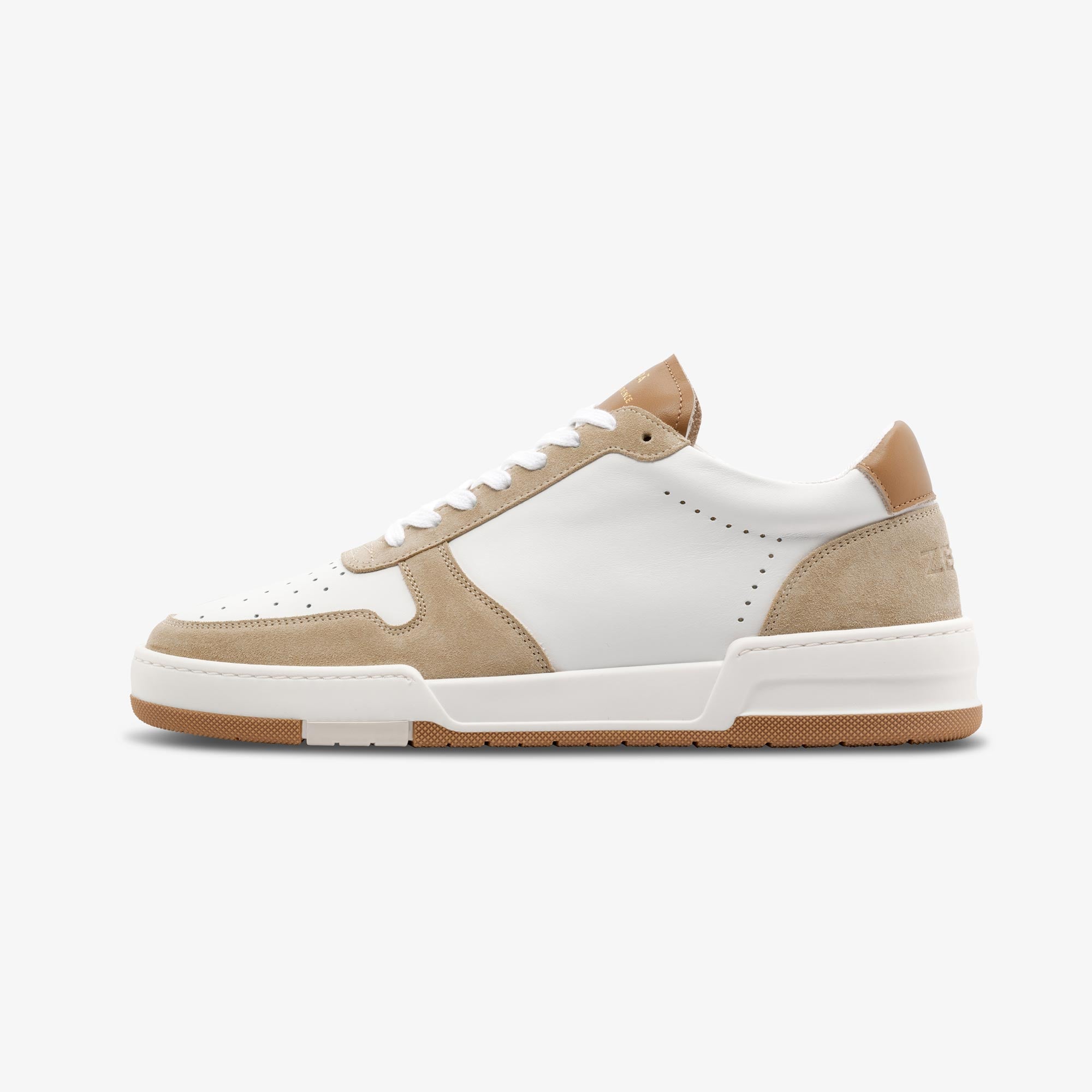 Sneakers cuir sepia | ZESPÀ