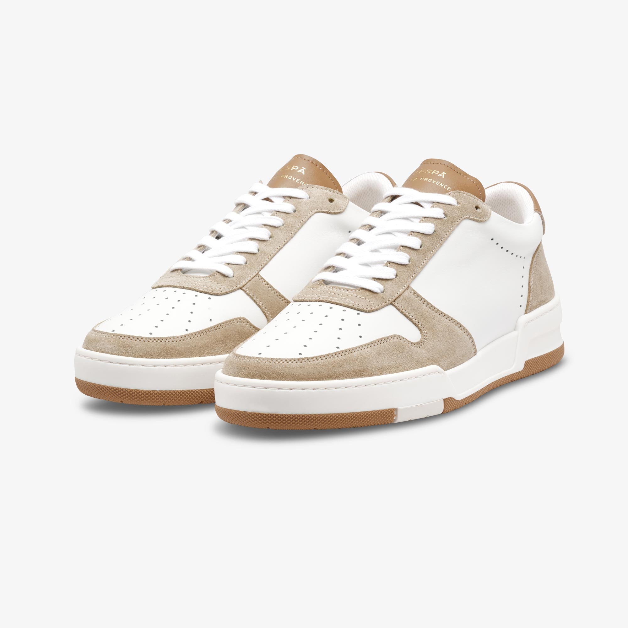 Sneakers cuir sepia | ZESPÀ