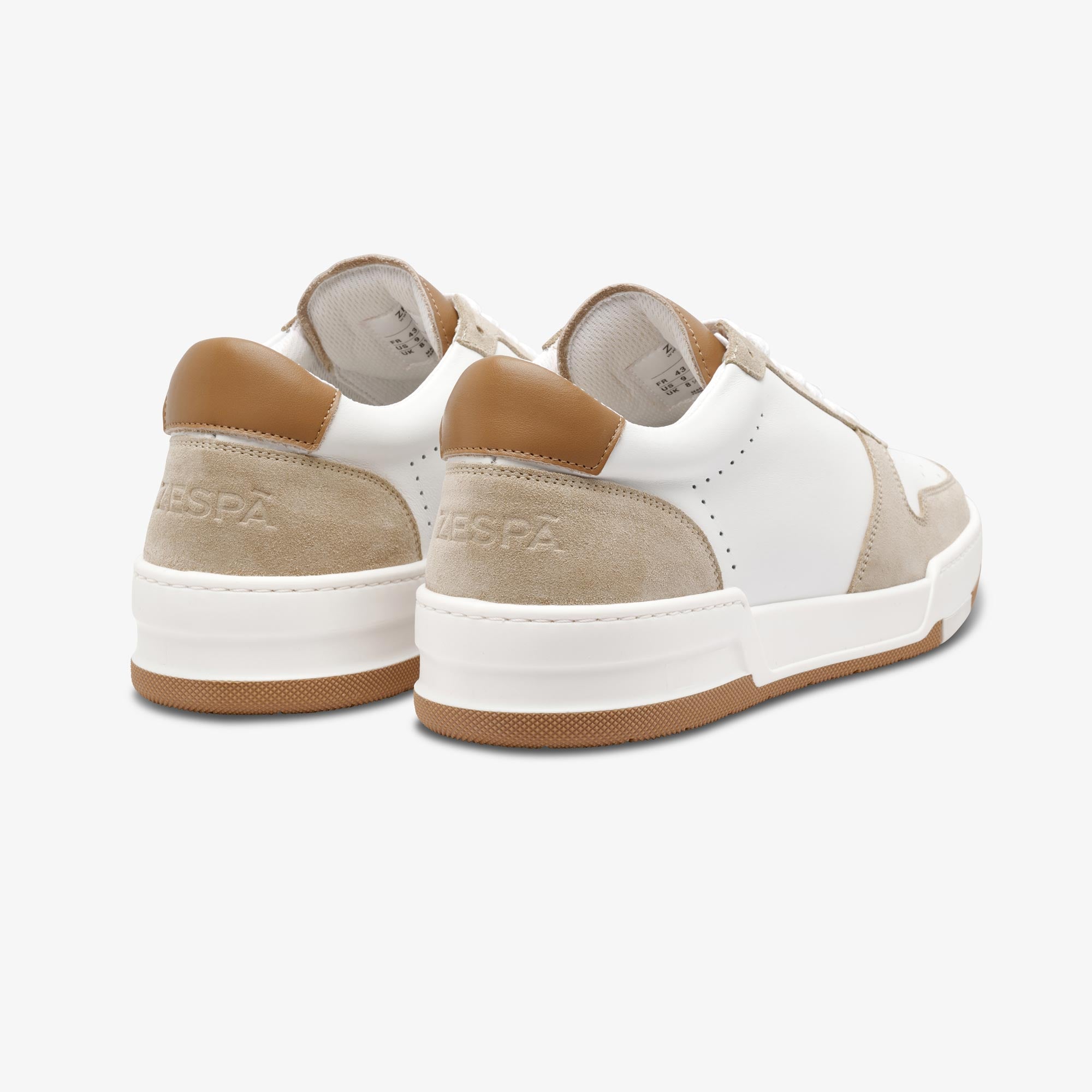 Sneakers cuir sepia | ZESPÀ