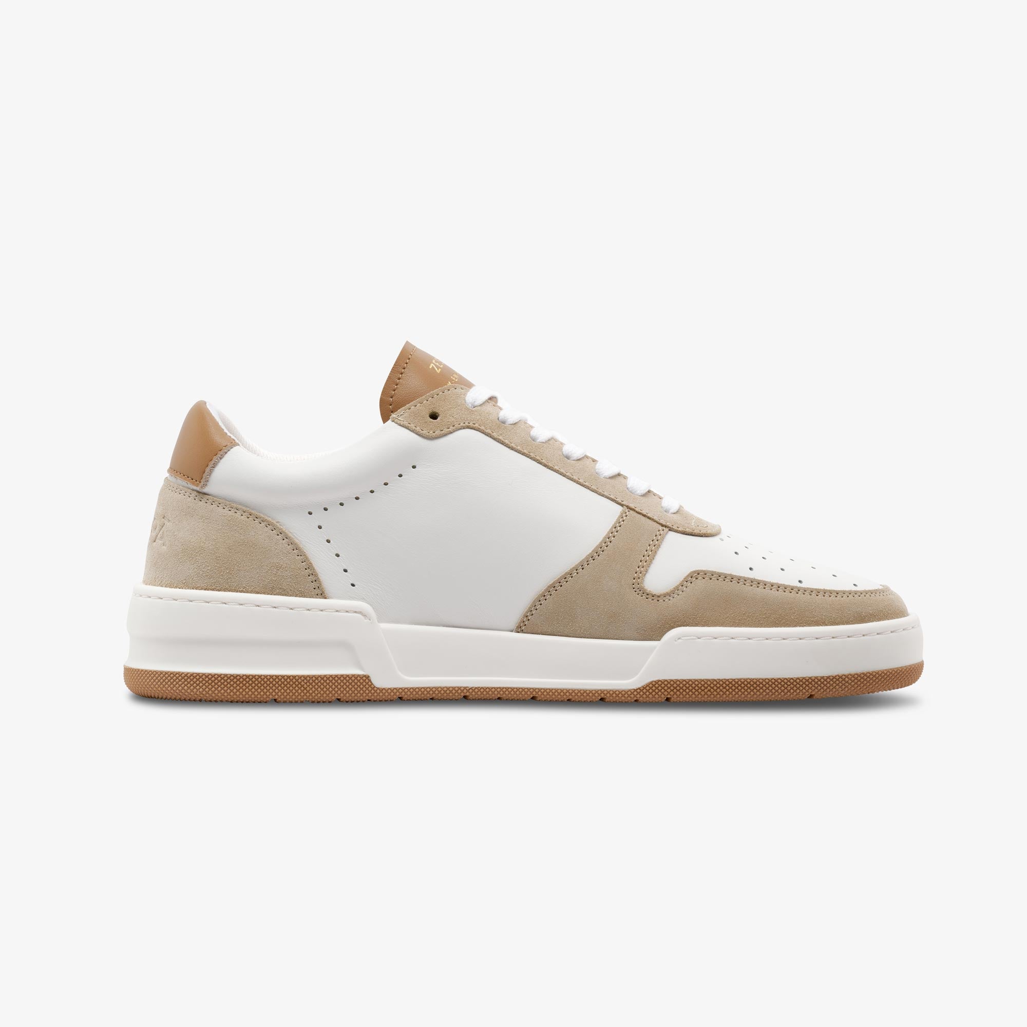 Sneakers cuir sepia | ZESPÀ