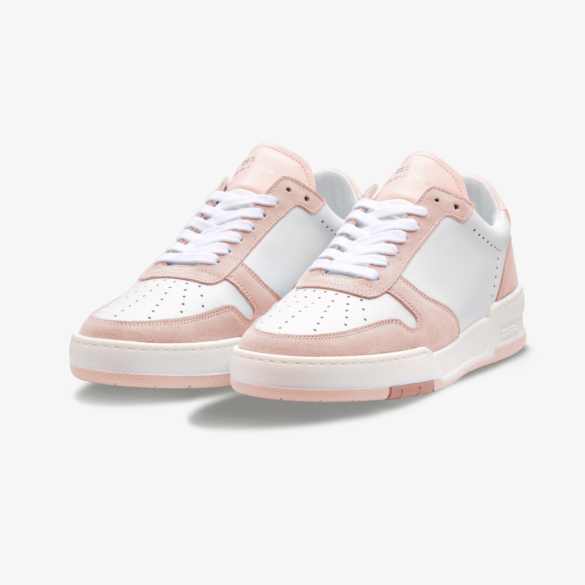 Sneakers cuir bicolor shell | ZESPÀ