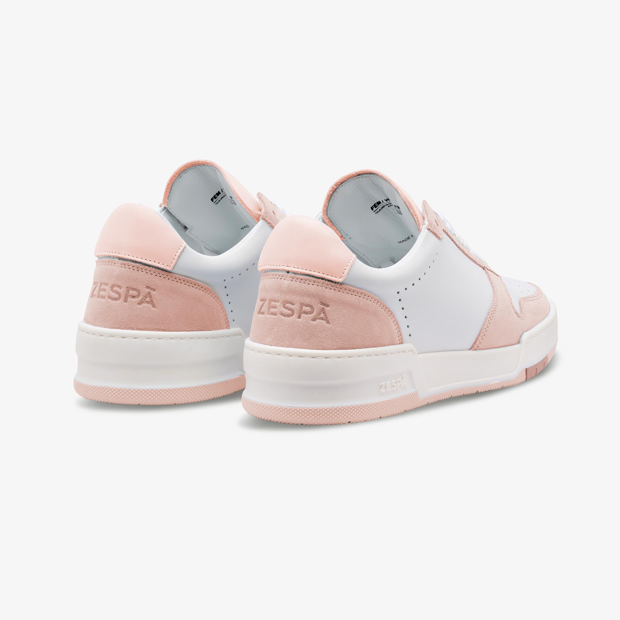 Sneakers cuir bicolor shell | ZESPÀ