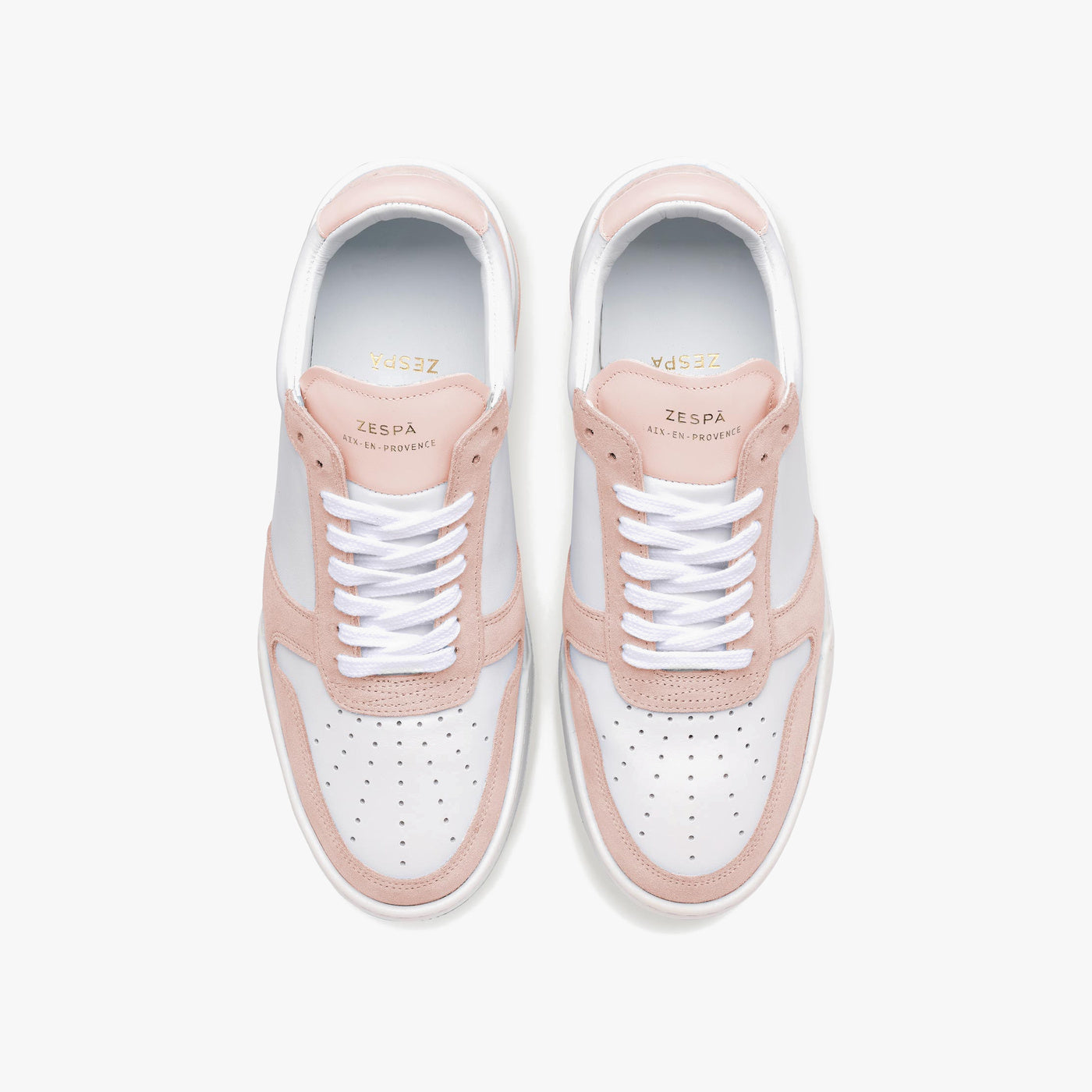 Sneakers cuir bicolor shell | ZESPÀ