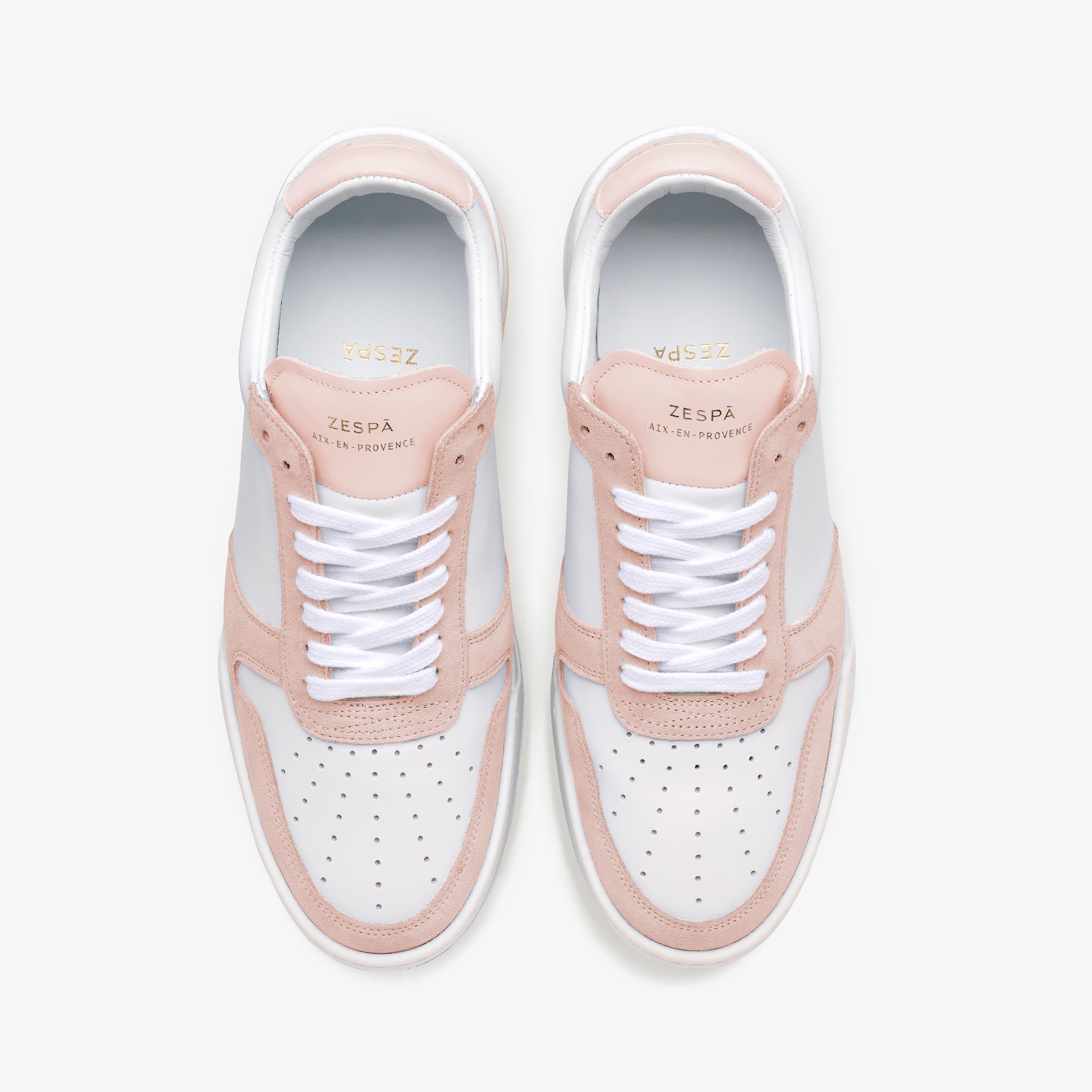 Sneakers cuir bicolor shell | ZESPÀ