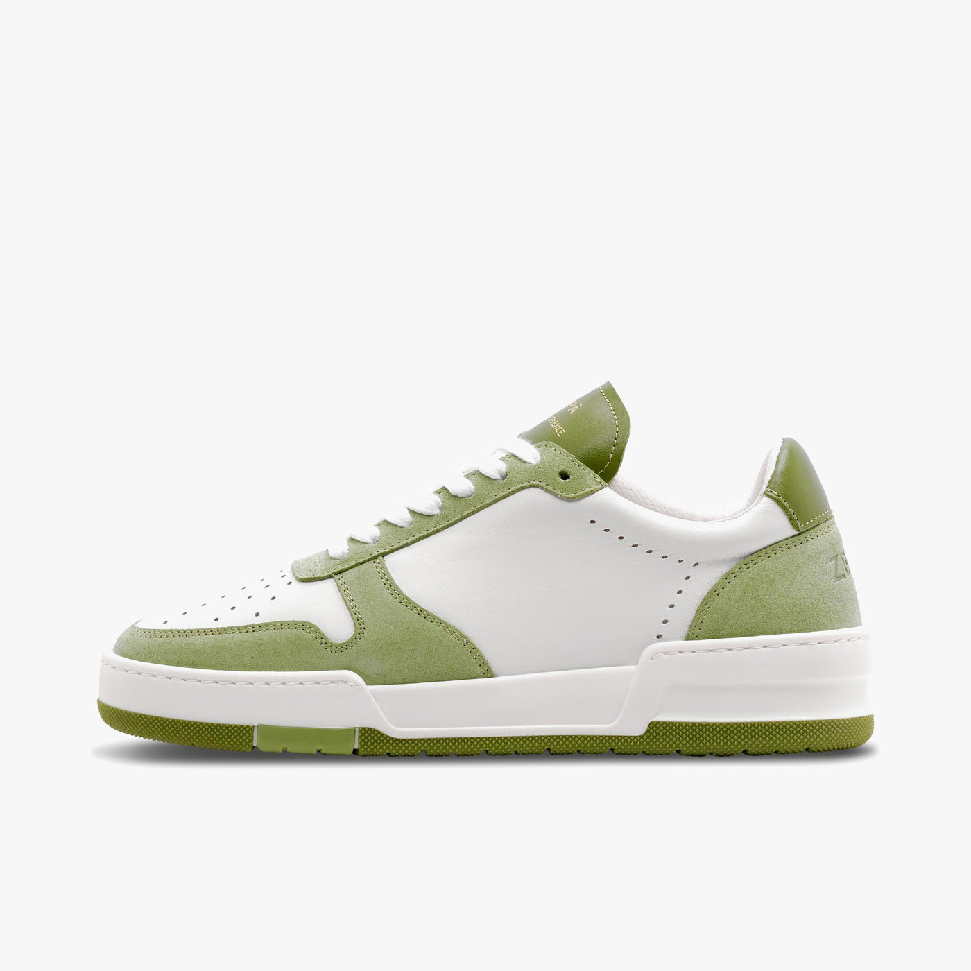 Sneakers cuir olive | ZESPÀ
