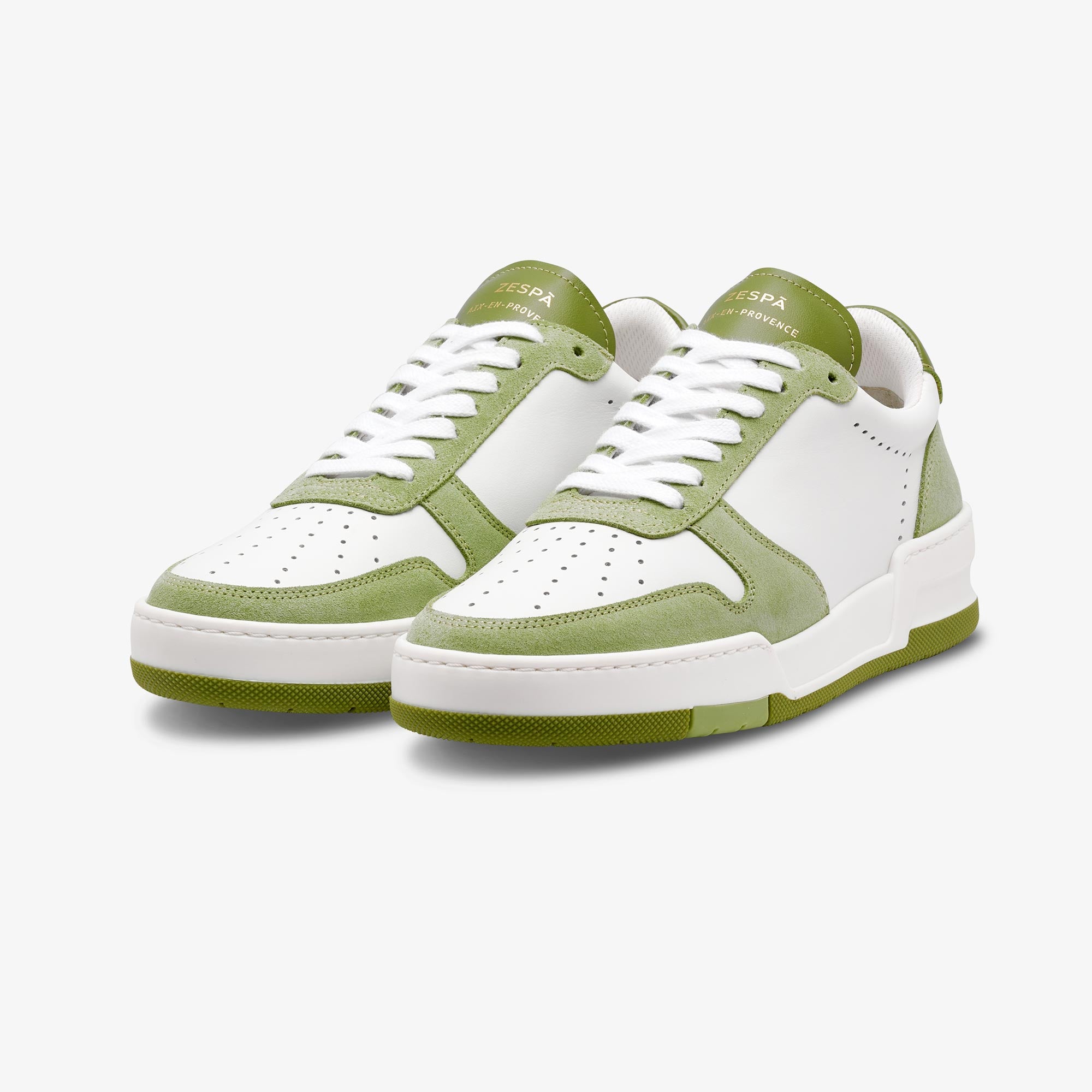 Sneakers cuir olive | ZESPÀ