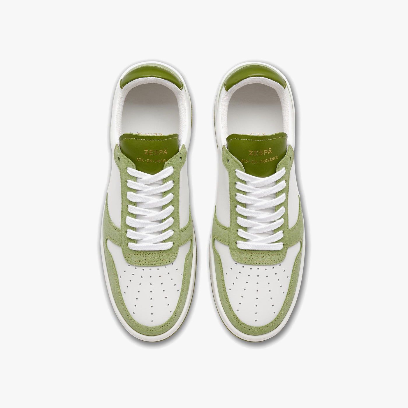 Sneakers cuir olive | ZESPÀ