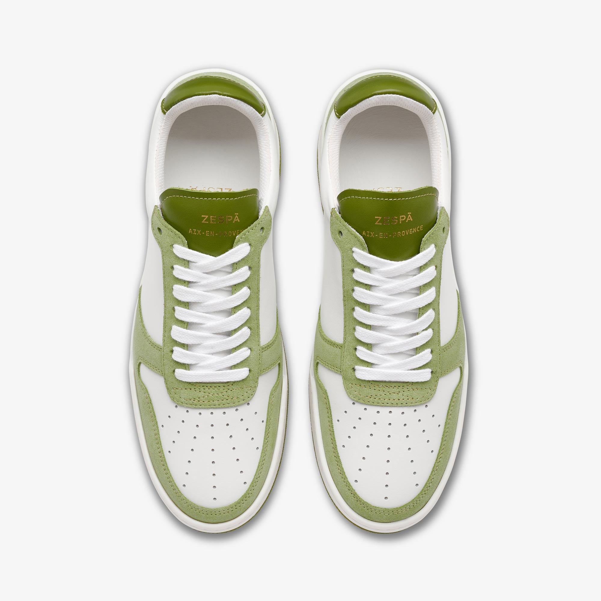 Sneakers cuir olive | ZESPÀ
