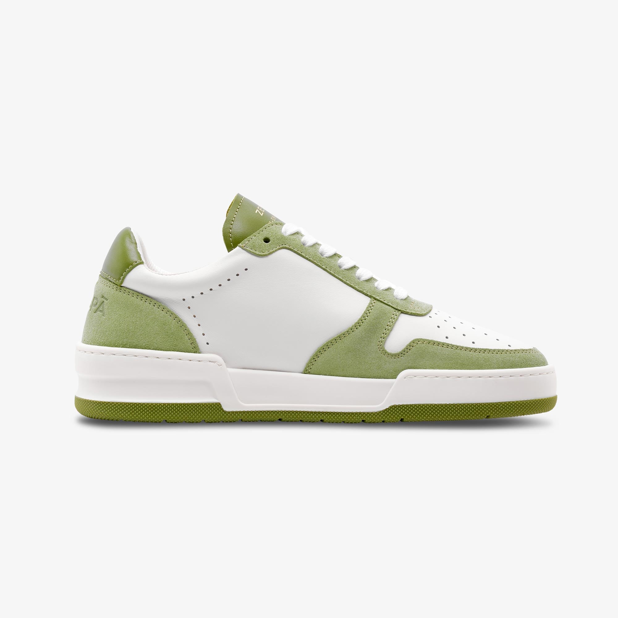 Sneakers cuir olive | ZESPÀ