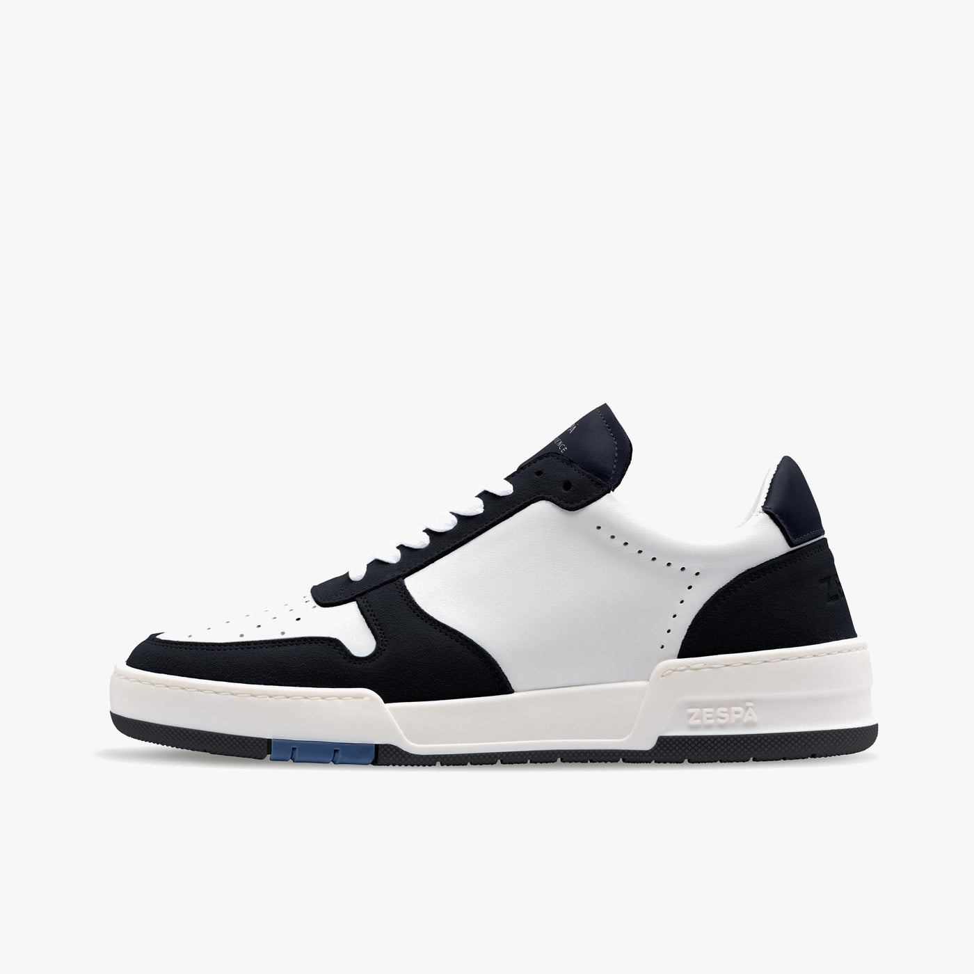 Sneakers cuir bicolor marine | ZESPÀ