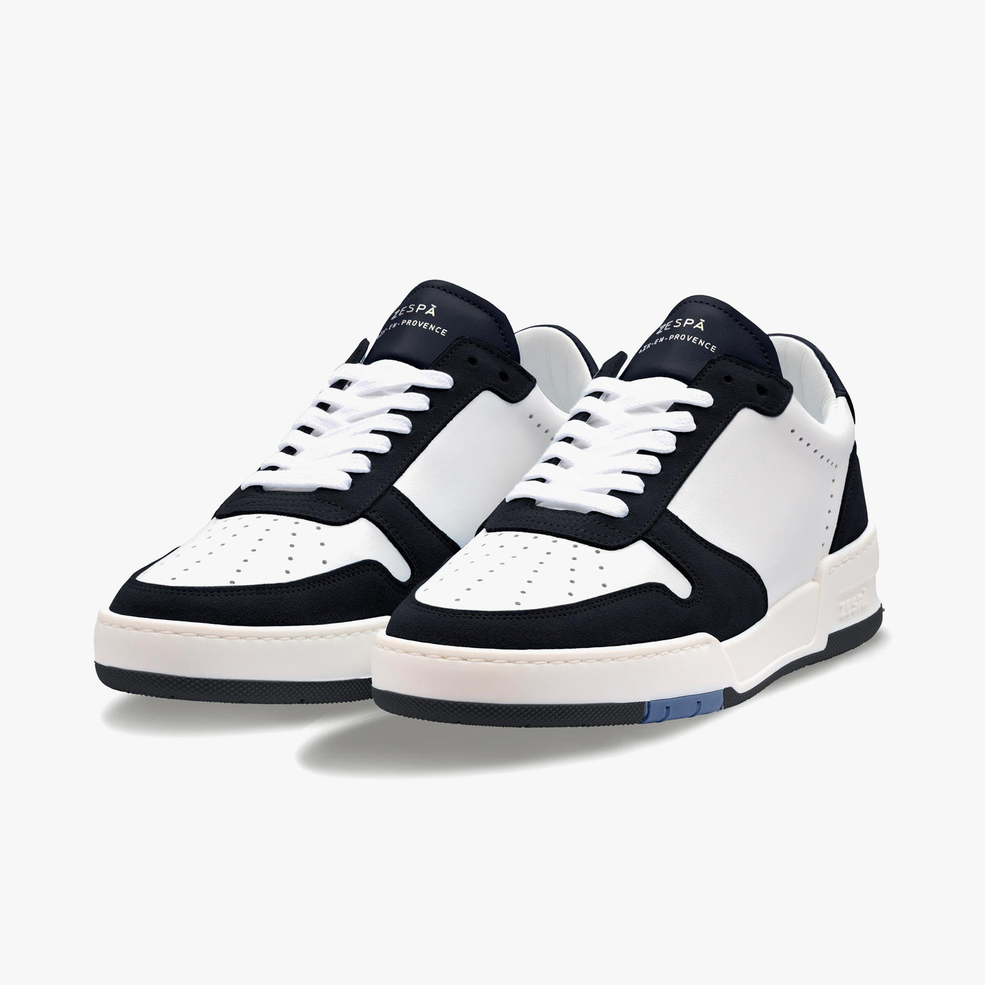 Sneakers cuir bicolor marine | ZESPÀ